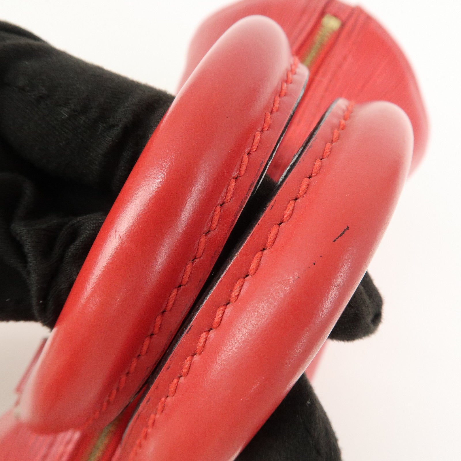 Louis Vuitton Epi Leather Speedy 30 Boston Bag Castilian Red M41526