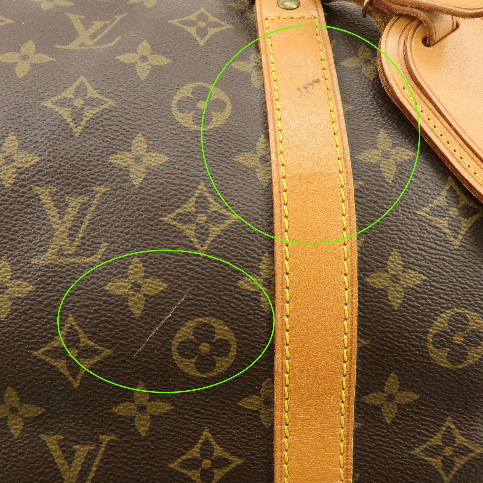 Louis Vuitton Monogram Keep All Bandouliere 60 Boston Bag M41412
