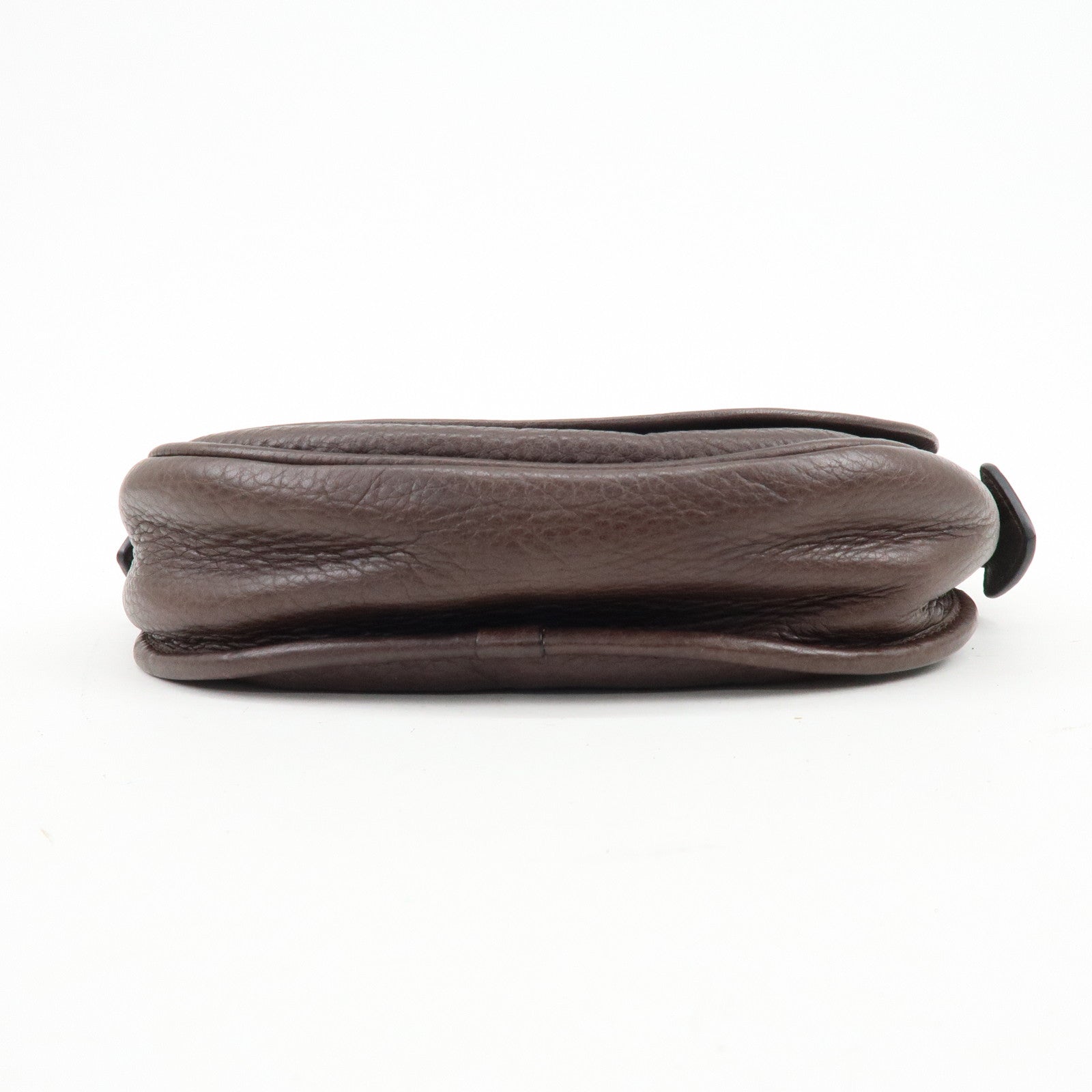 LOEWE Heritage Leather Shoulder Bag Crossbody Bag Dark Brown