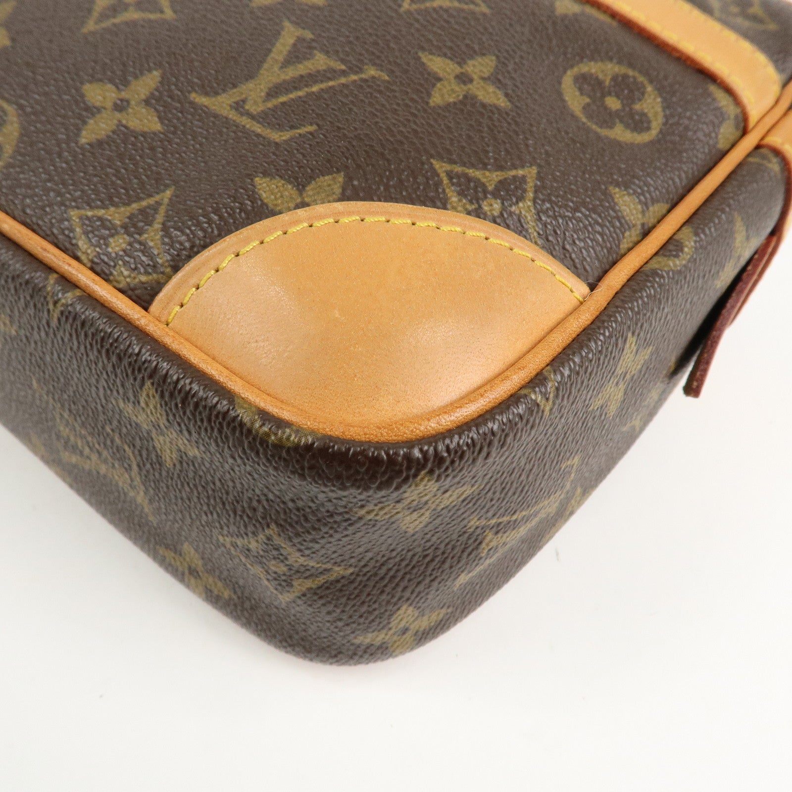 Louis Vuitton Monogram Compiegne 28 Pouch Clutch Bag Brown M51845 Used