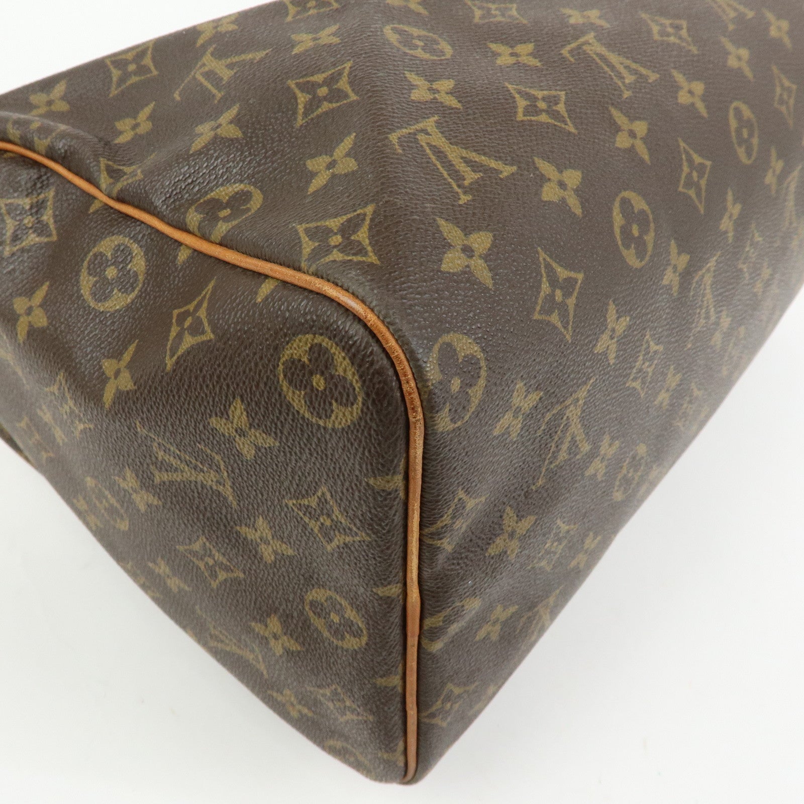 Louis Vuitton Monogram Speedy 40 Hand Bag Boston Bag Brown M41522