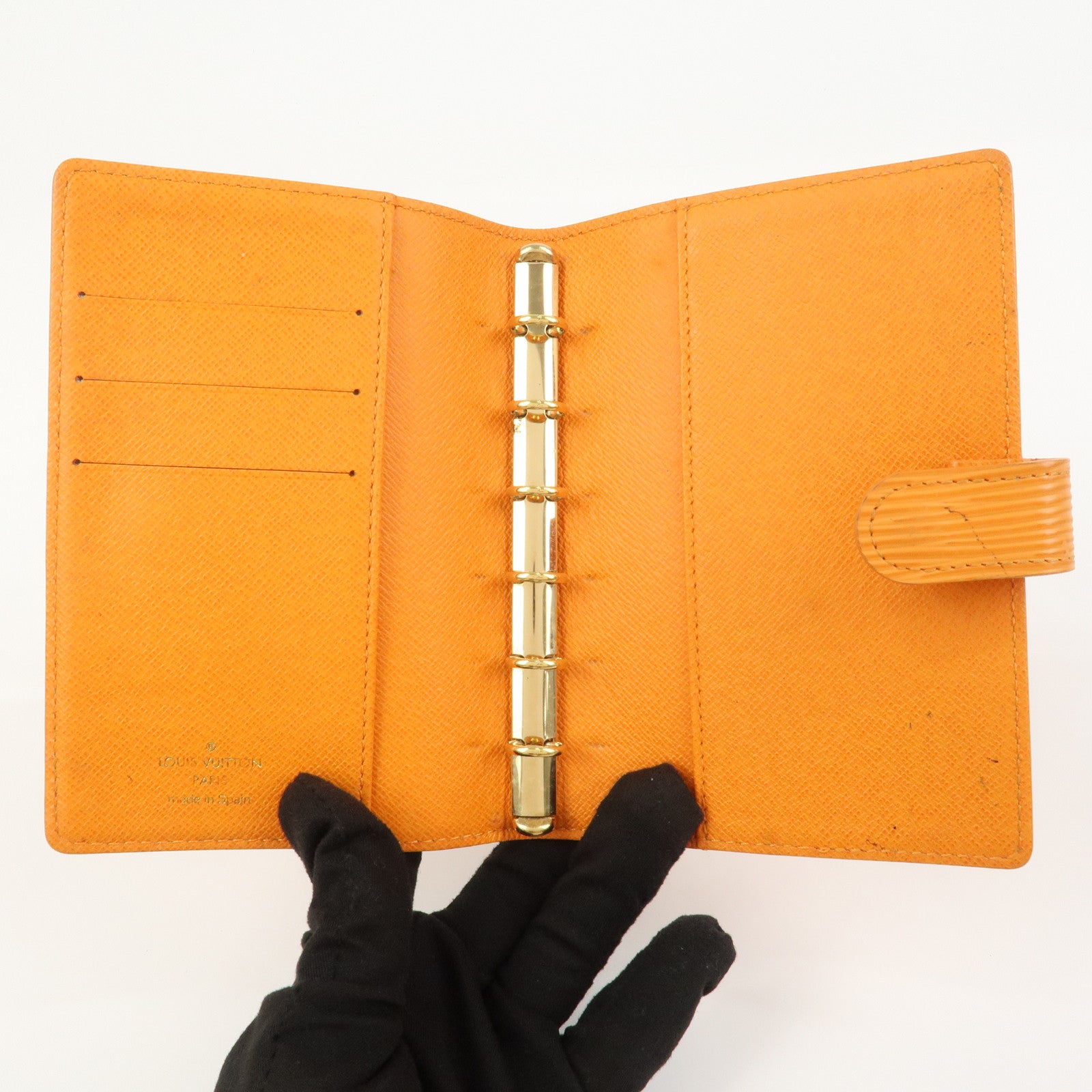 Louis Vuitton Epi Leather Agenda PM Planner Cover Mandarin R2005H