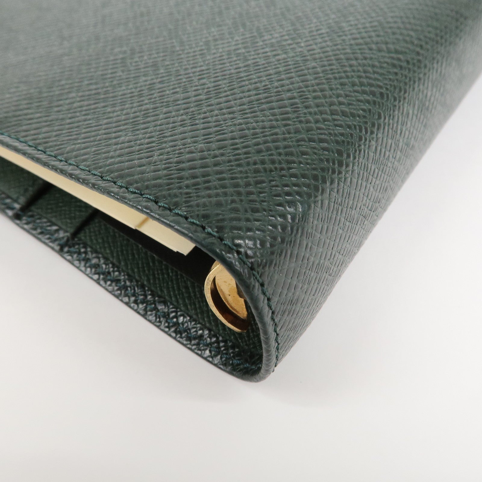 Louis Vuitton Taiga Leather Agenda GM Planner Cover Epicea R20404 Used