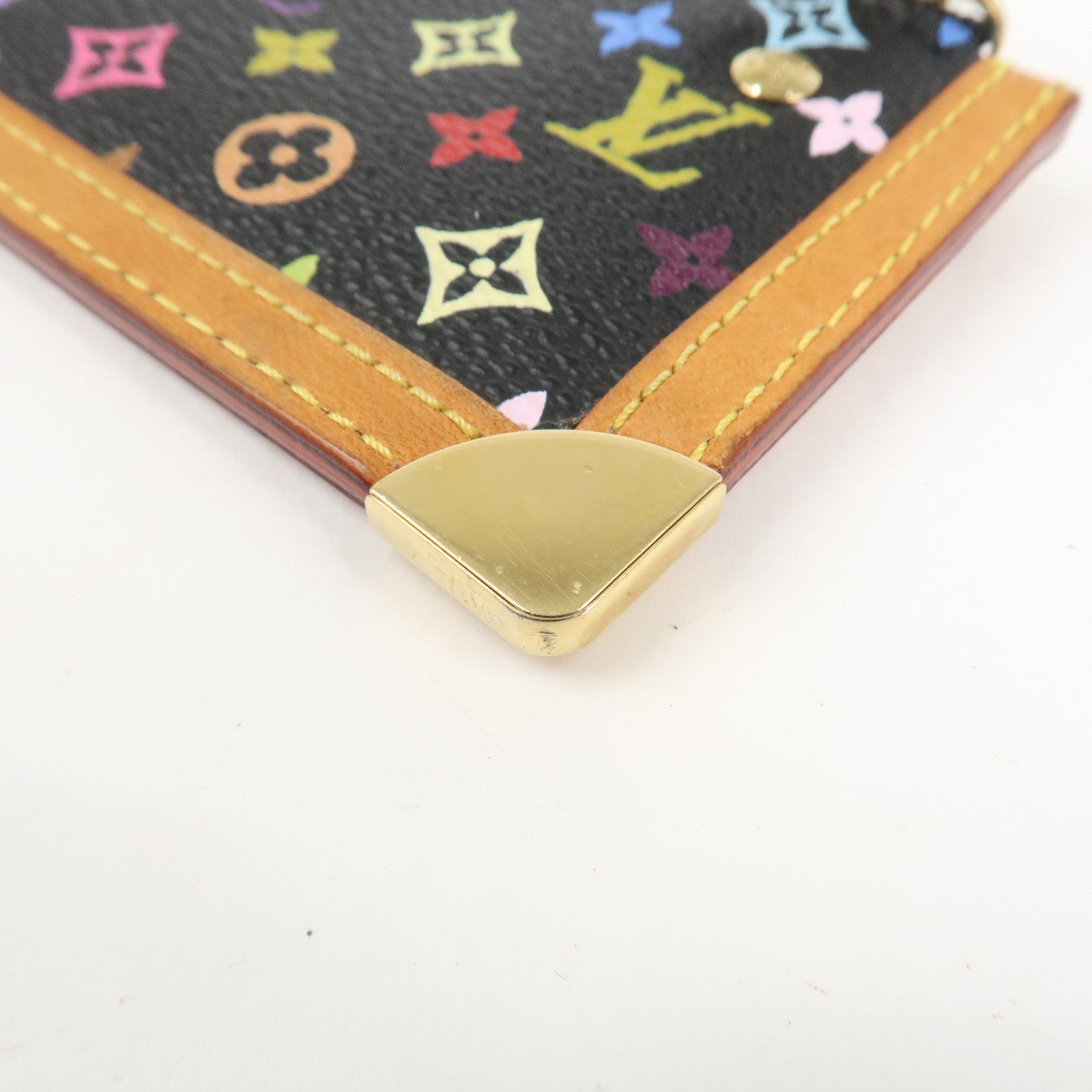 Louis Vuitton Monogram Multicolor Pochette Cles Noir M92654 Used