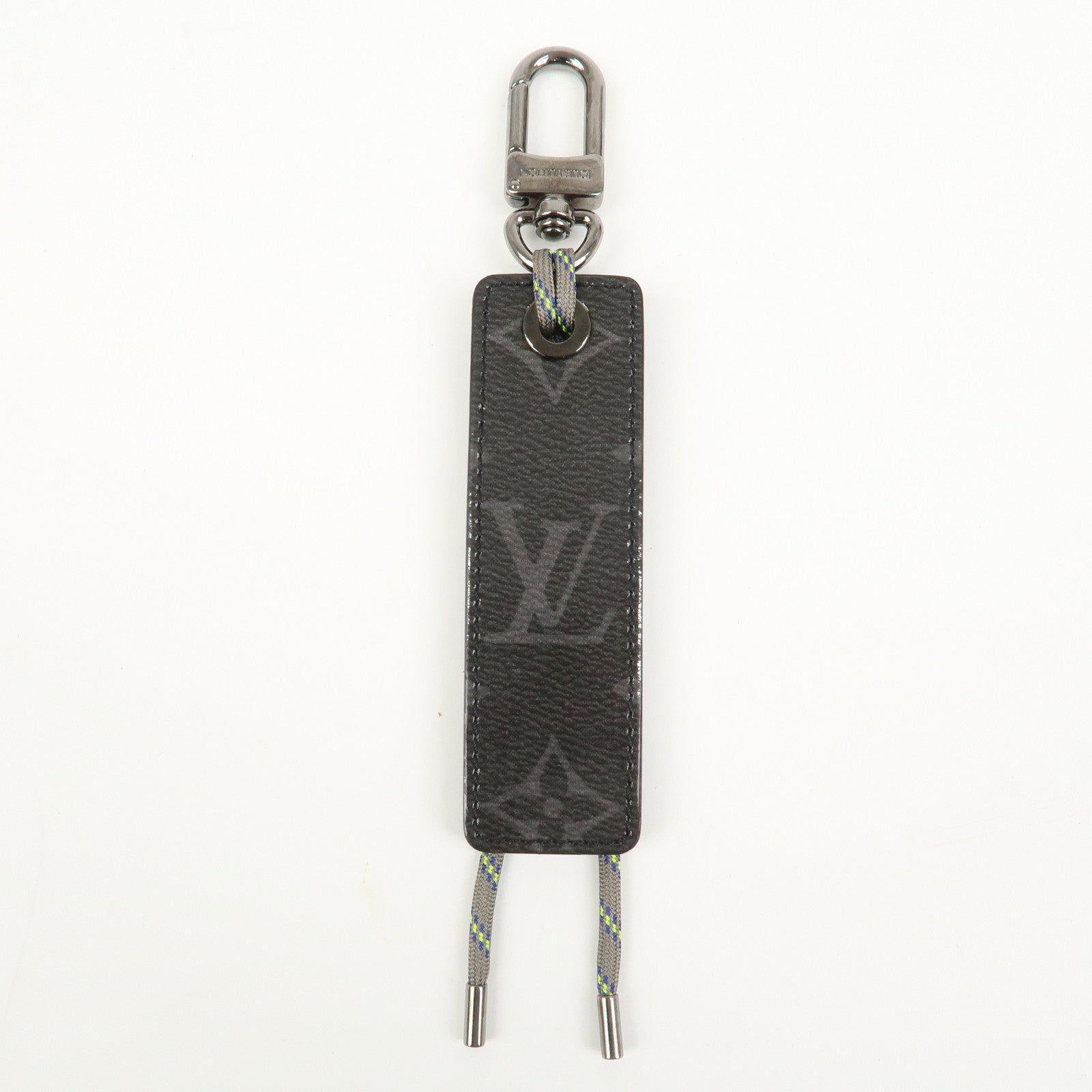 Louis Vuitton Monogram Porte Cles Fluo Tag Leather Key Charm MP0929