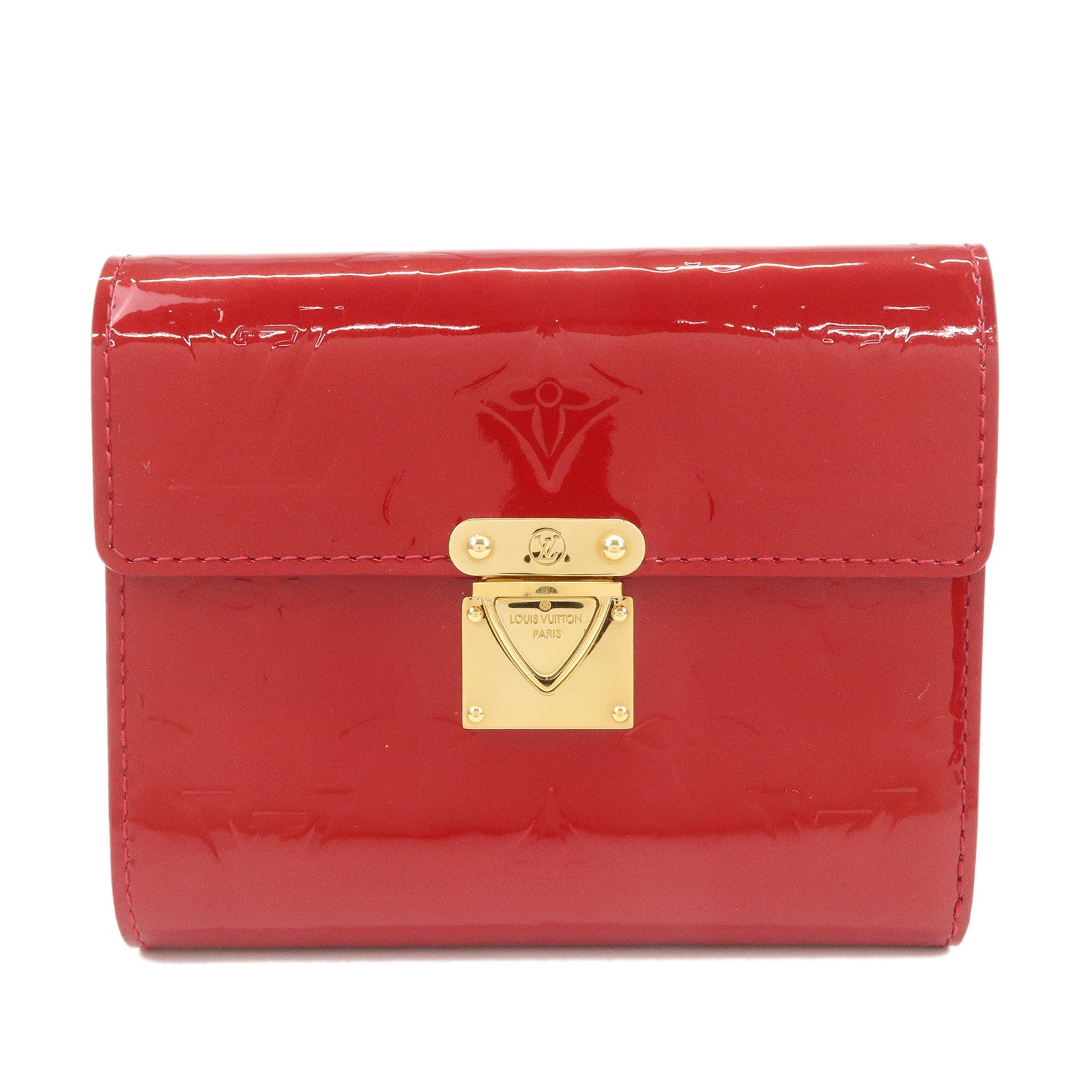 Louis Vuitton Monogram Vernis Portefeuille Koala Wallet Red M91979