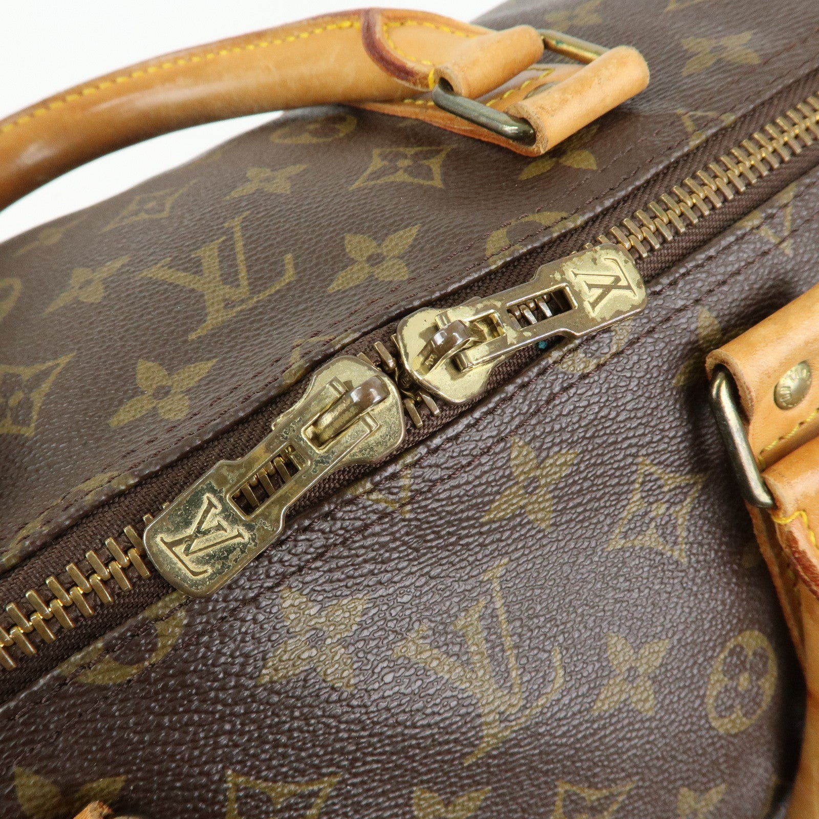 Louis Vuitton Monogram Keep All 55 Boston Bag Brown M41424