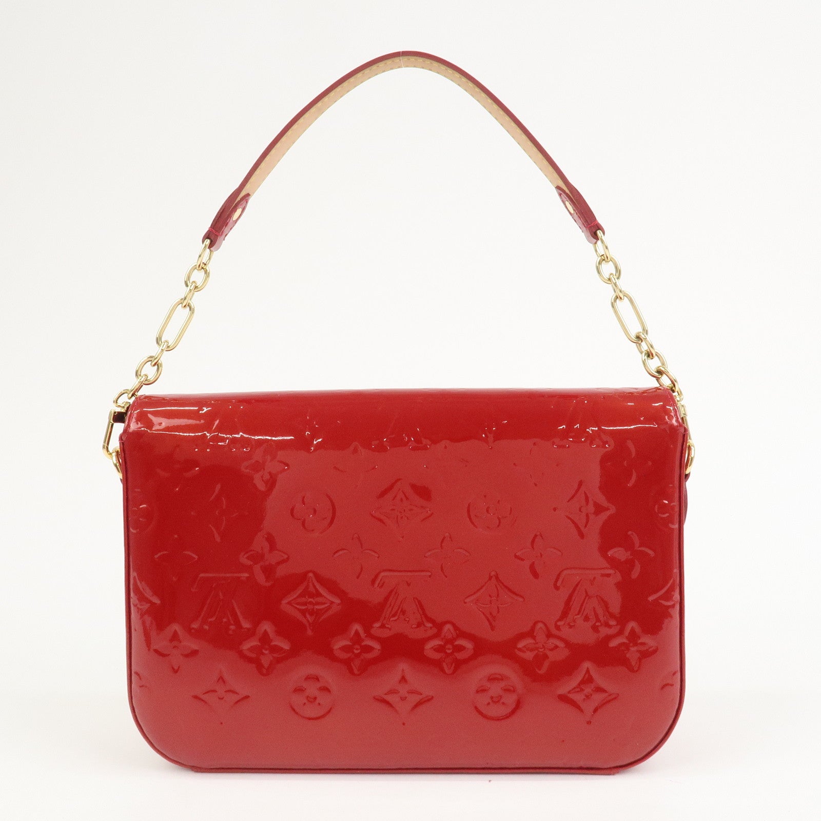 Louis Vuitton Monogram Vernis Rodeo Drive Shoulder Bag Red M93599