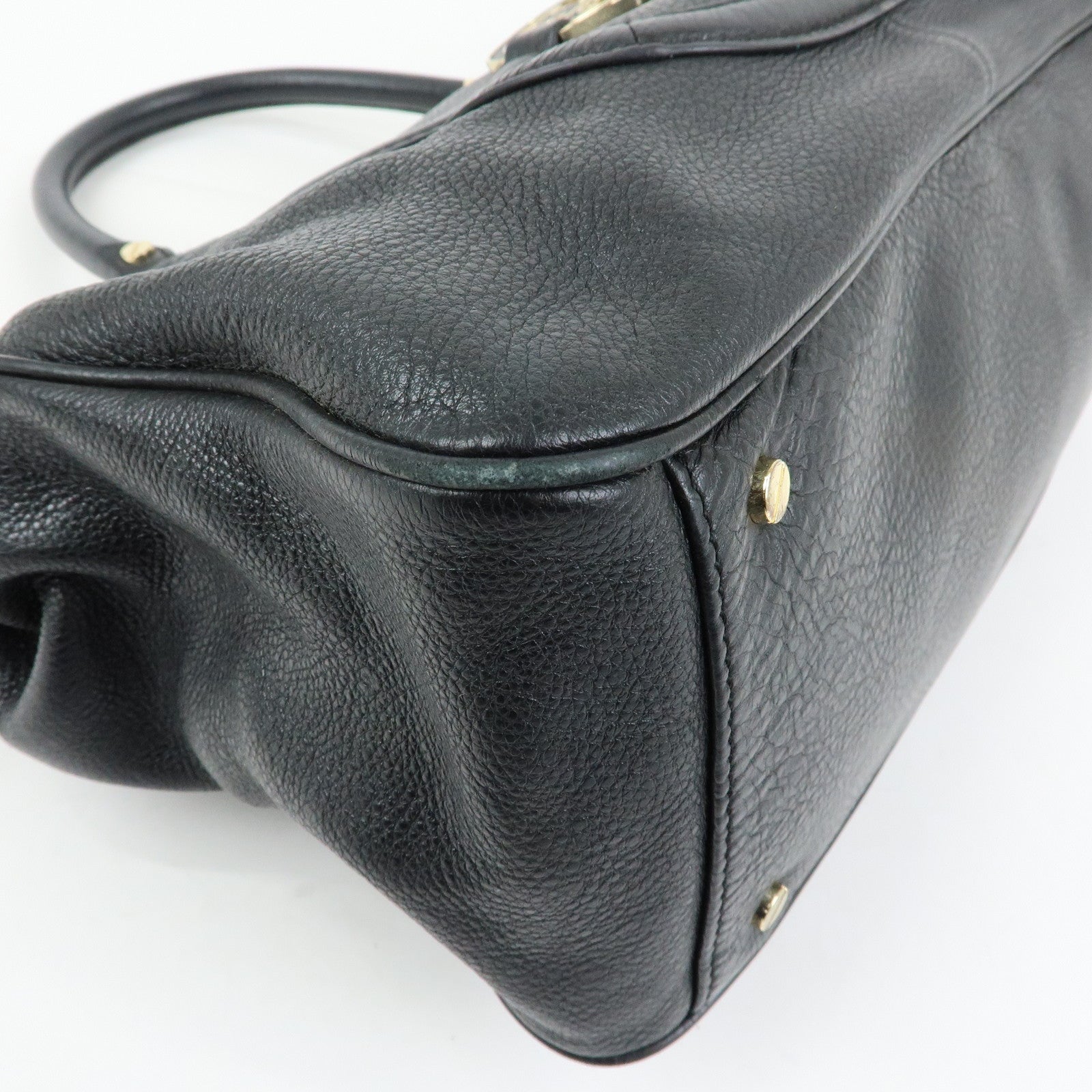 TORY BURCH Amanda Leather 2Way Bag Hand Bag Shoulder Bag Black