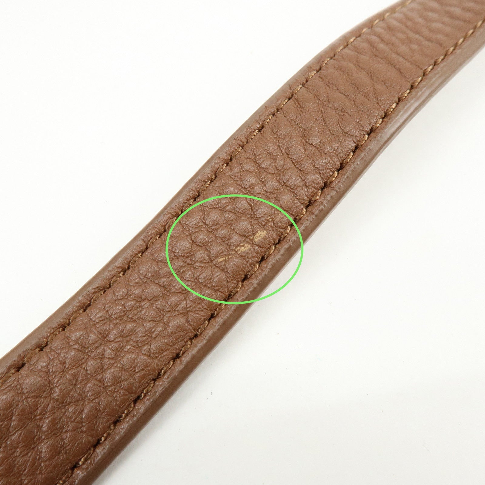 TORY BURCH Double T Leather 2Way Bag Hand Bag Mini Boston Bag Brown