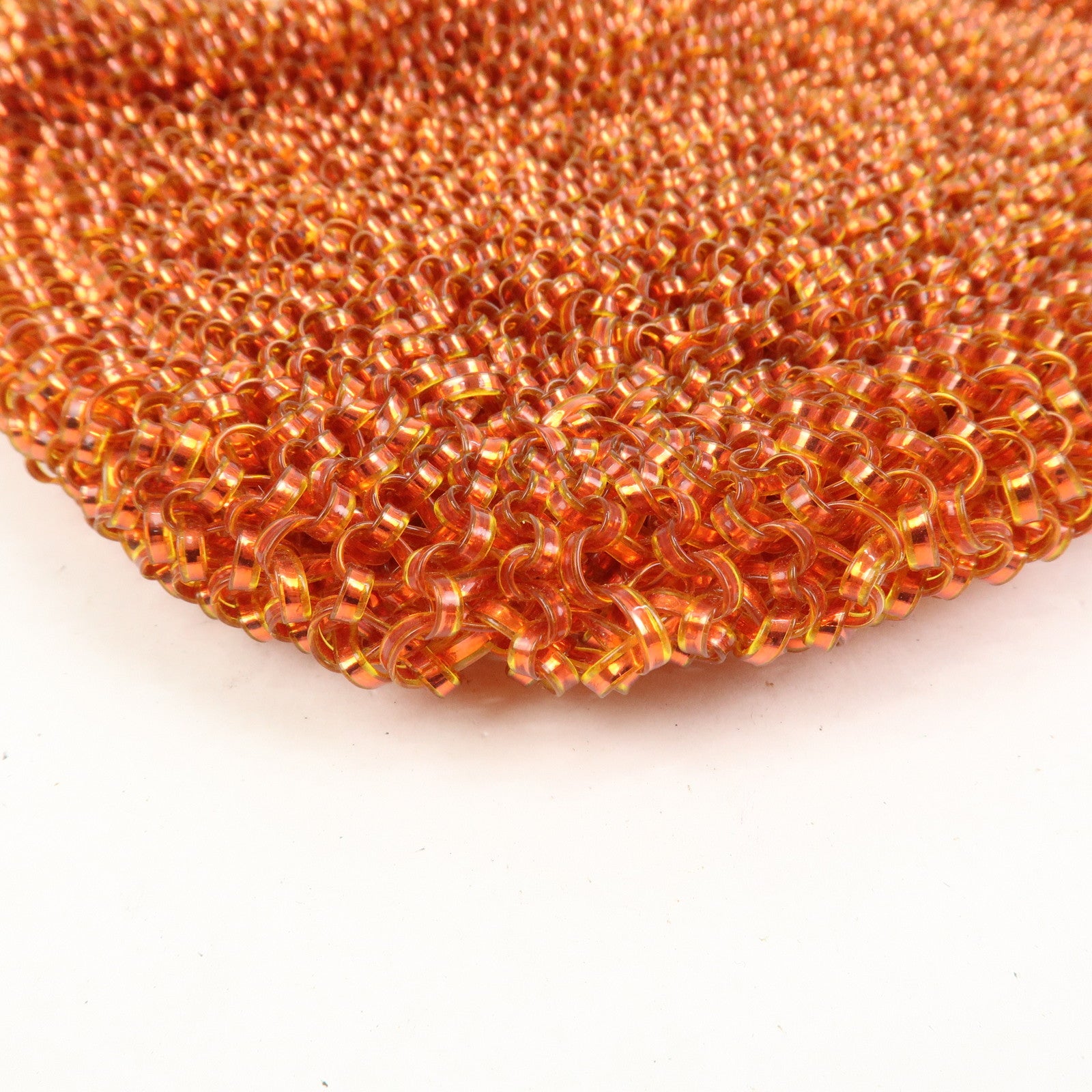 ANTEPRIMA Wire Bag PVC Shoulder Bag Hand Bag Orange