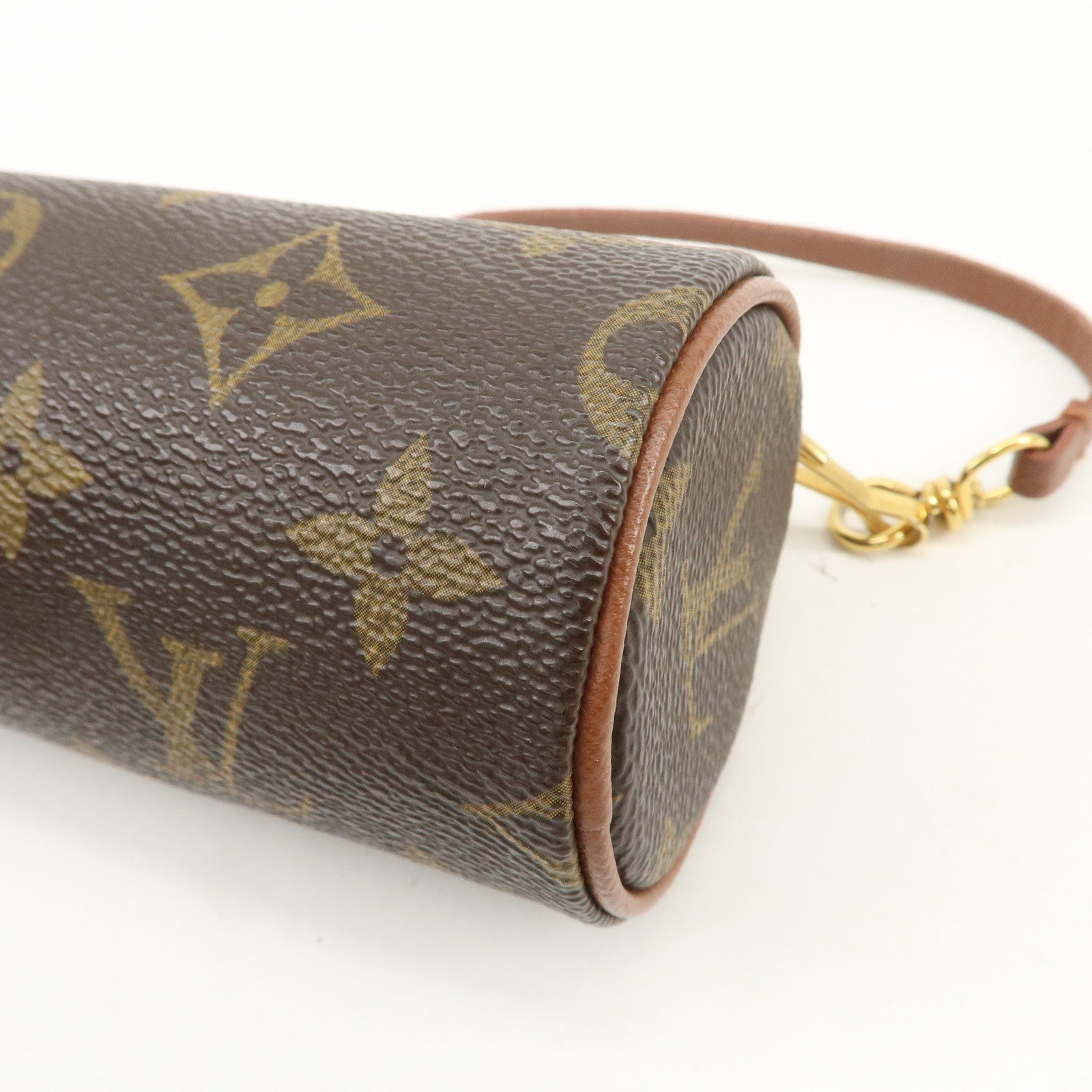 Louis Vuitton Monogram Mini Pouch for Papillon Bag Old Style Brown
