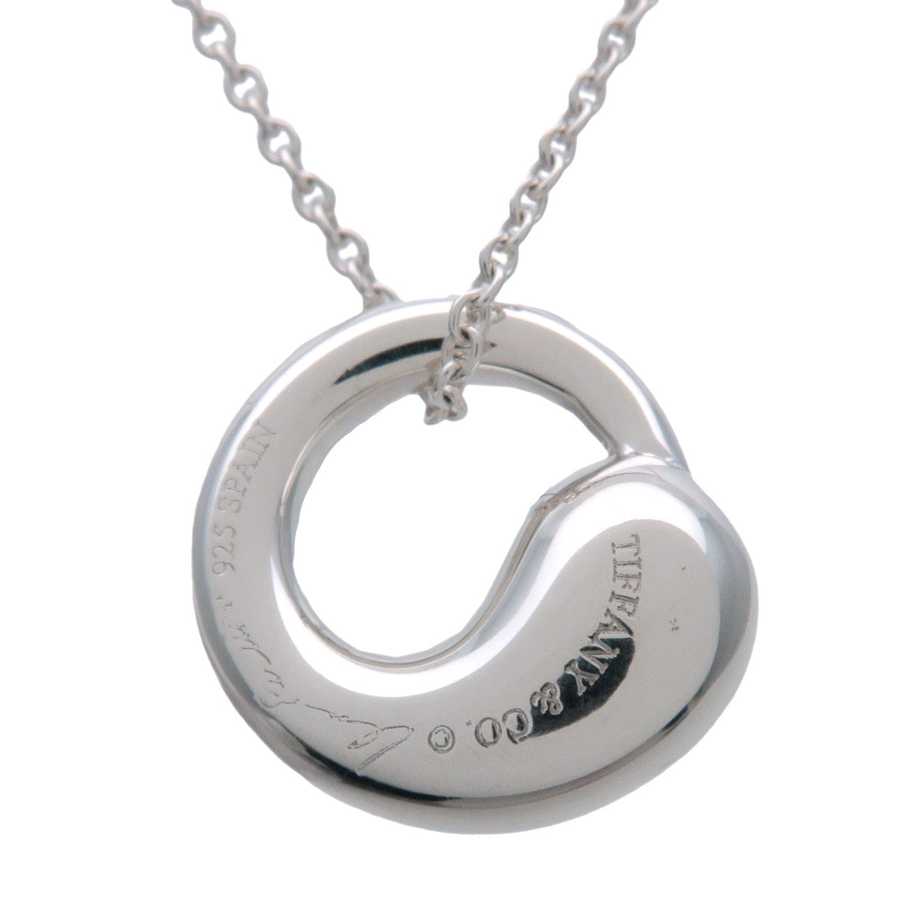 Tiffany & Co Eternal Circle Necklace SV925 Silver
