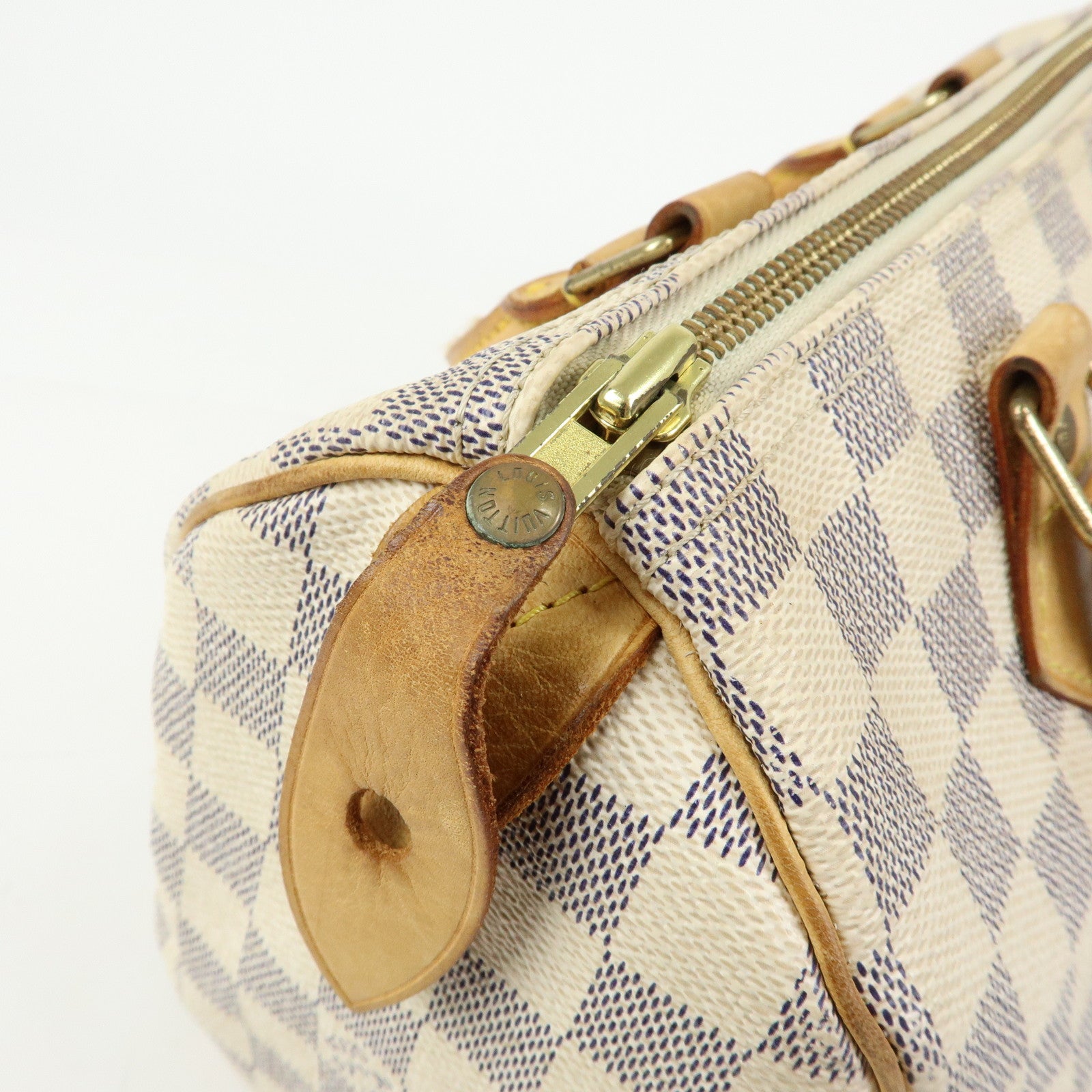 Louis Vuitton Damier Azur Speedy 25 Boston Bag Hand Bag N41534