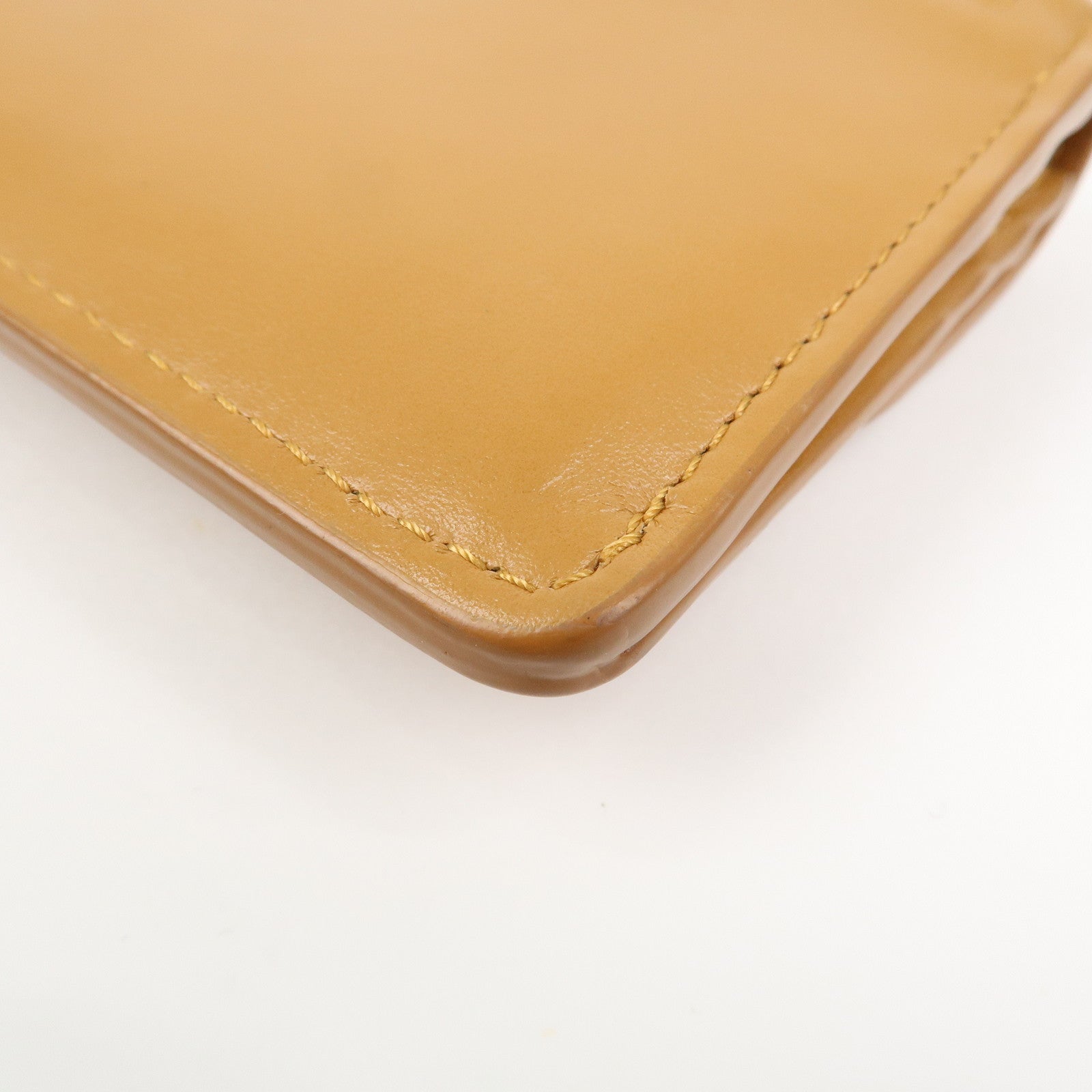 Chloe Leather Bi-hold Long Wallet Brown