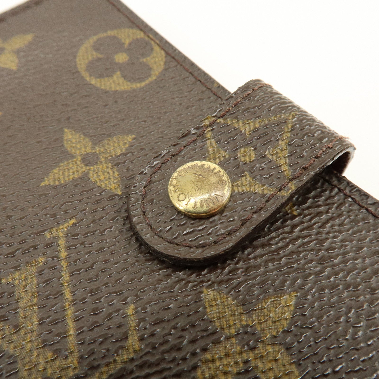 Louis Vuitton Monogram Agenda PM Planner Cover Brown R20005