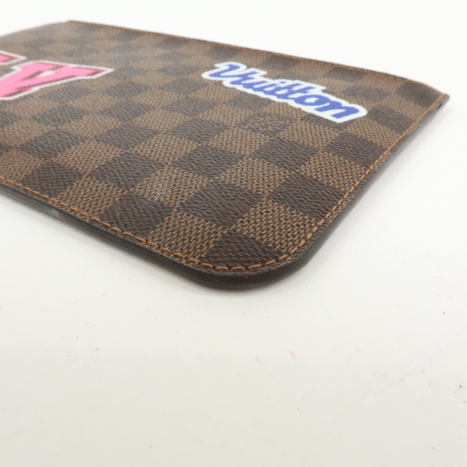 Louis Vuitton Damier Canvas Pouch for Neverfull MM Tote Bag N40049