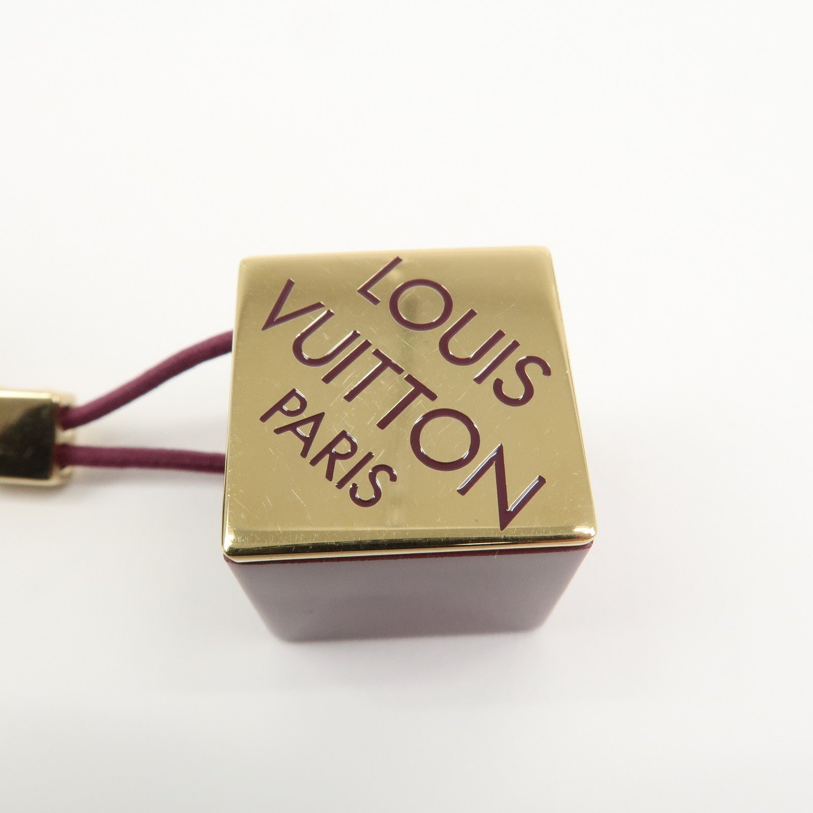 Louis Vuitton Hair Cube Plastic Hair Accessory Purple