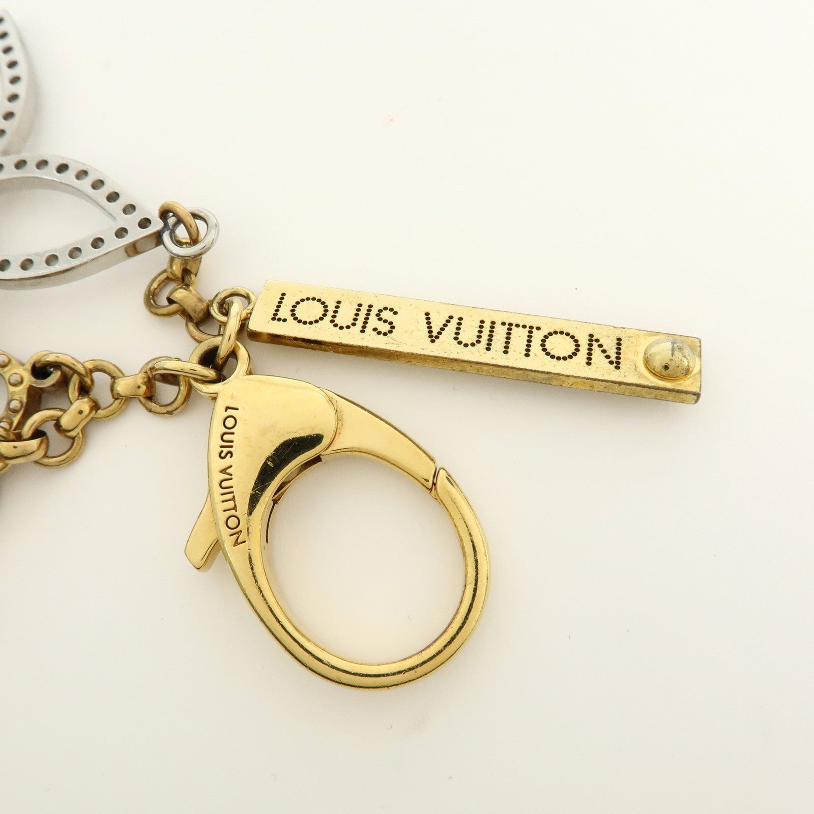 Louis Vuitton Bijoux Sac Tapage Metal Bag Charm Gold Silver M65090