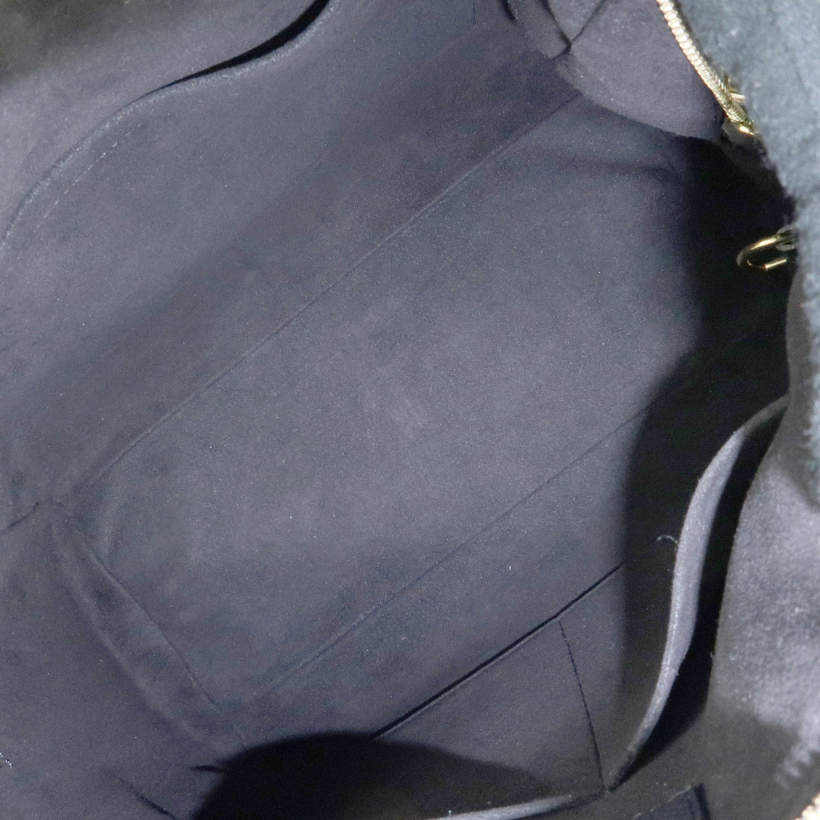 Louis Vuitton Monogram Canvas Leather Retiro Hand Bag Brown M50058