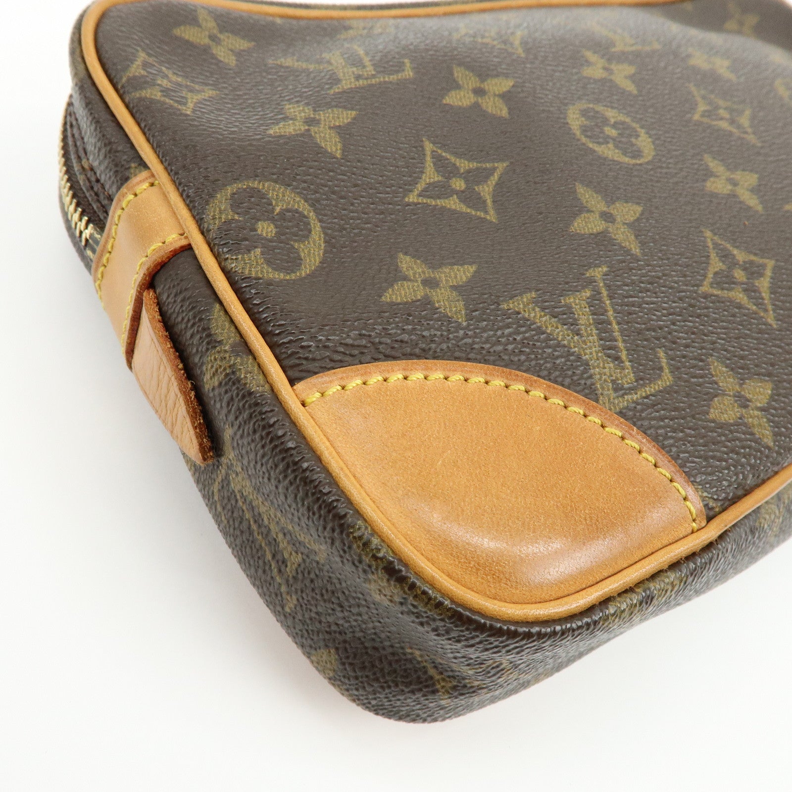 Louis Vuitton Monogram Marly Dragonne GM Clutch Bag Brown M51825