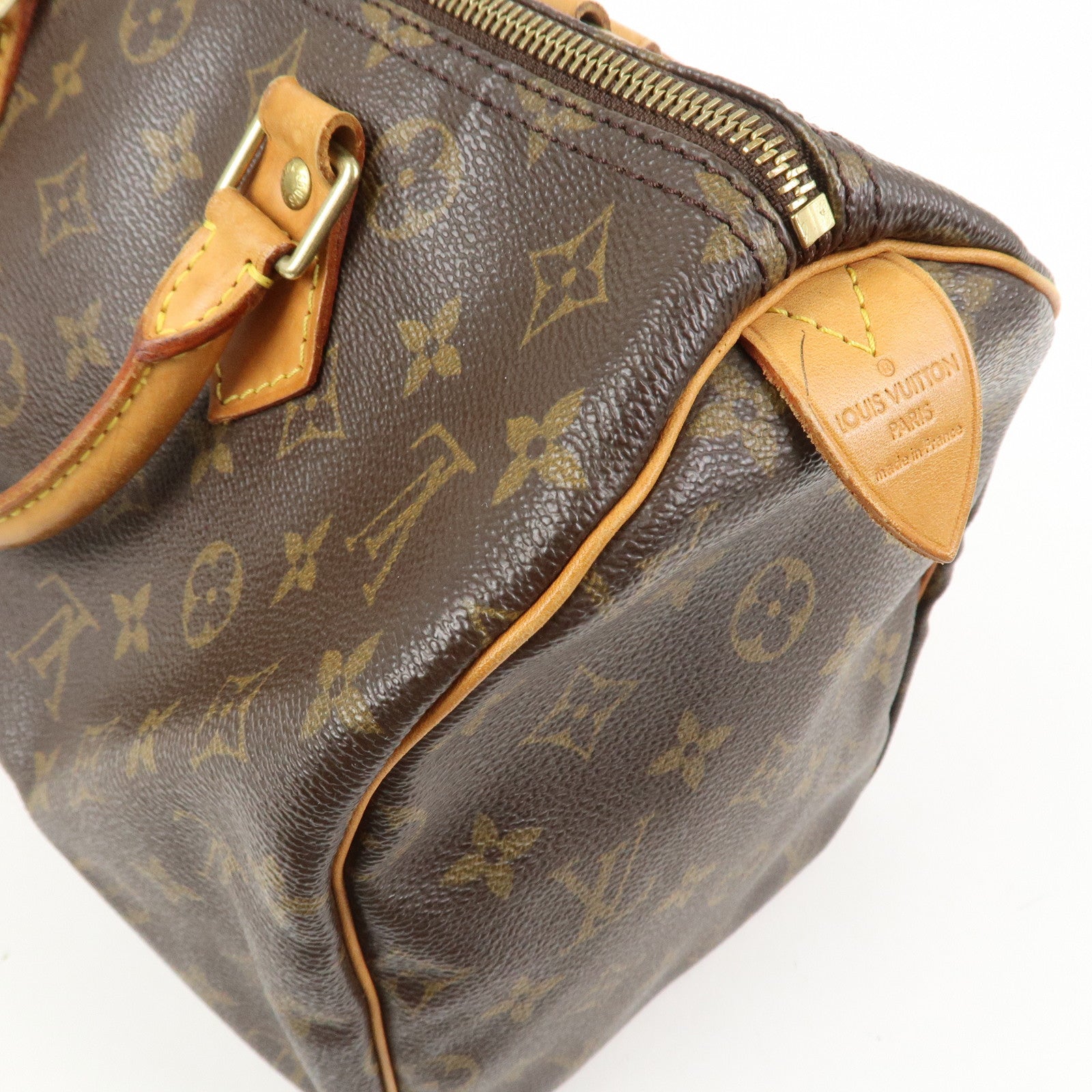 Louis Vuitton Monogram Speedy 30 Boston Bag Hand Bag Brown M41526