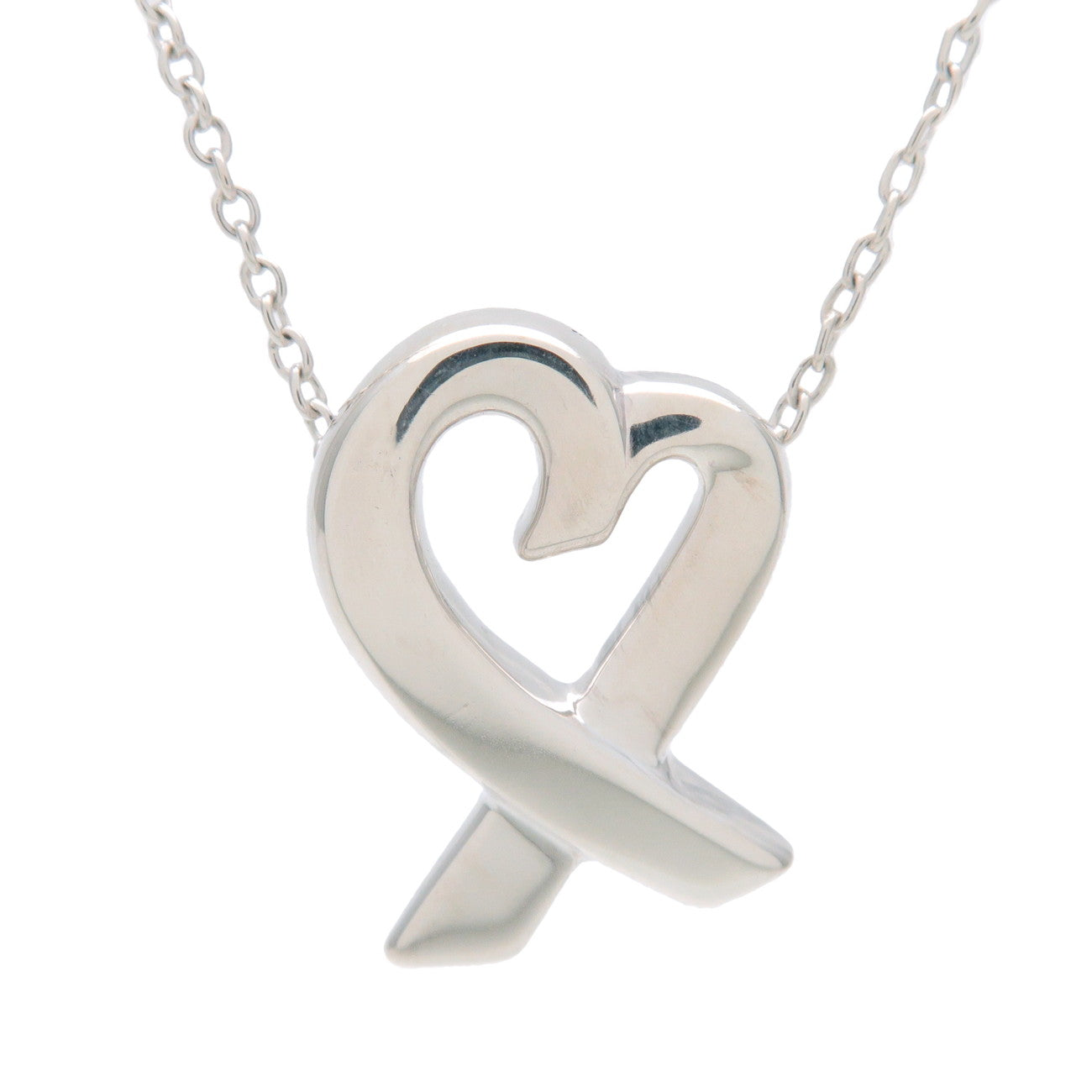 Tiffany & Co Loving Heart Necklace Small SV925 Silver