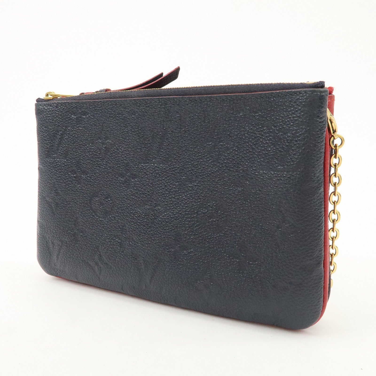 Louis Vuitton Monogram Empreinte Pochette Double Zip M63916 Used