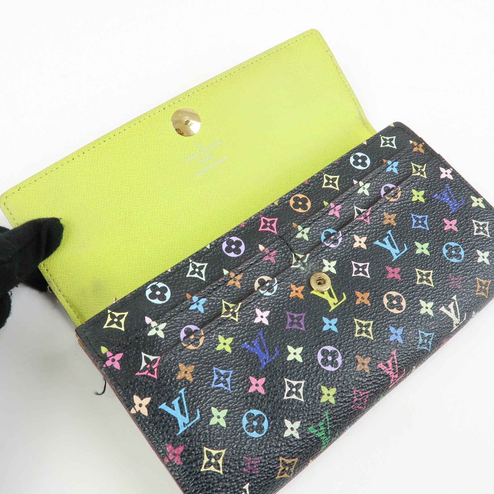 Louis Vuitton Monogram Multicolor Portefeuille Sarah Wallet M93748
