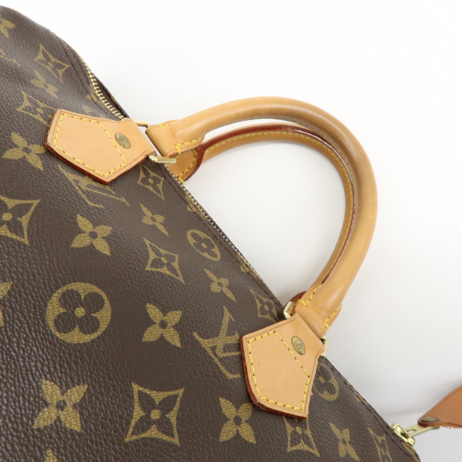 Louis Vuitton Monogram Speedy 30 Boston Bag Hand Bag Brown M41526