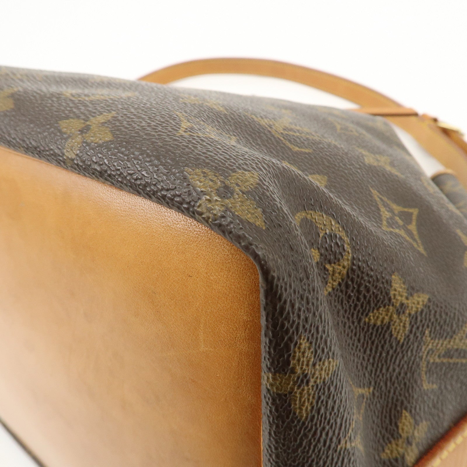 Louis Vuitton Monogram Canvas Petit Noe Shoulder Bag Brown M42226