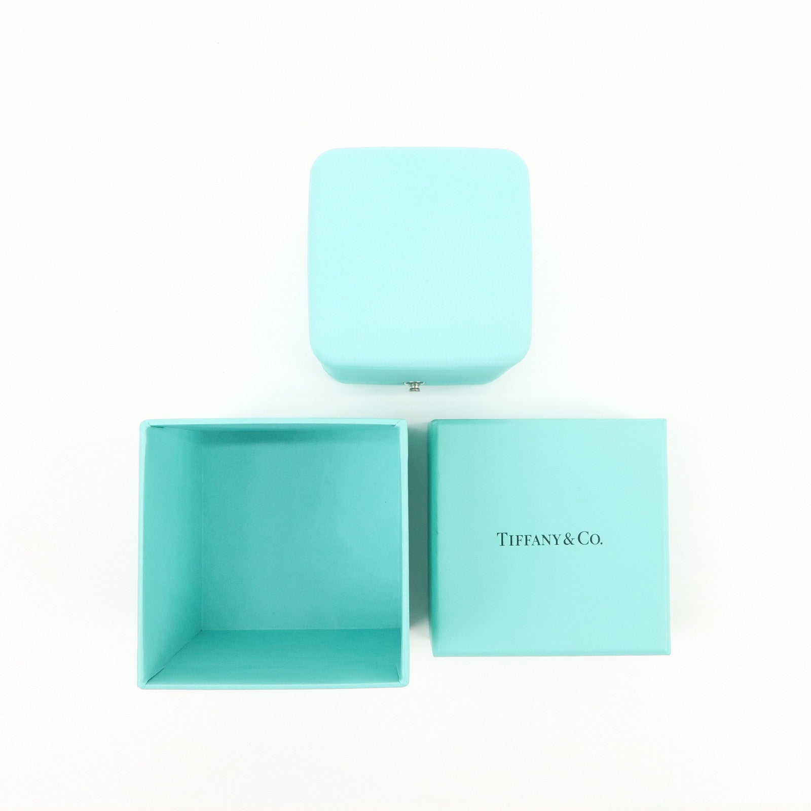 Tiffany & Co Set of 2 Jewelry Boxes for Pair Ring Tiffany Blue