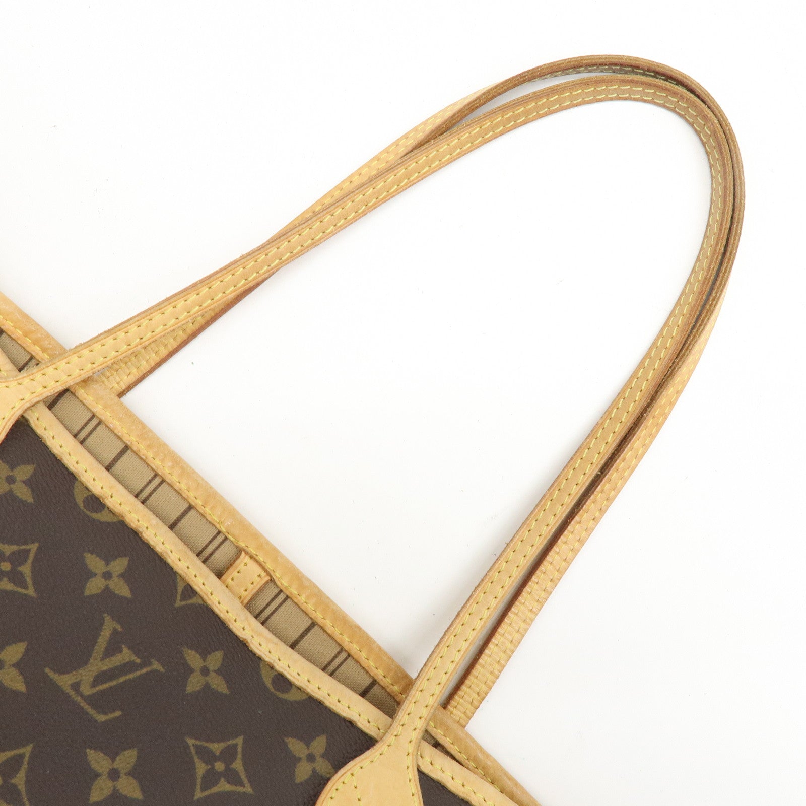 Louis Vuitton Monogram Neverfull GM Tote Bag Hand Bag Brown M40157