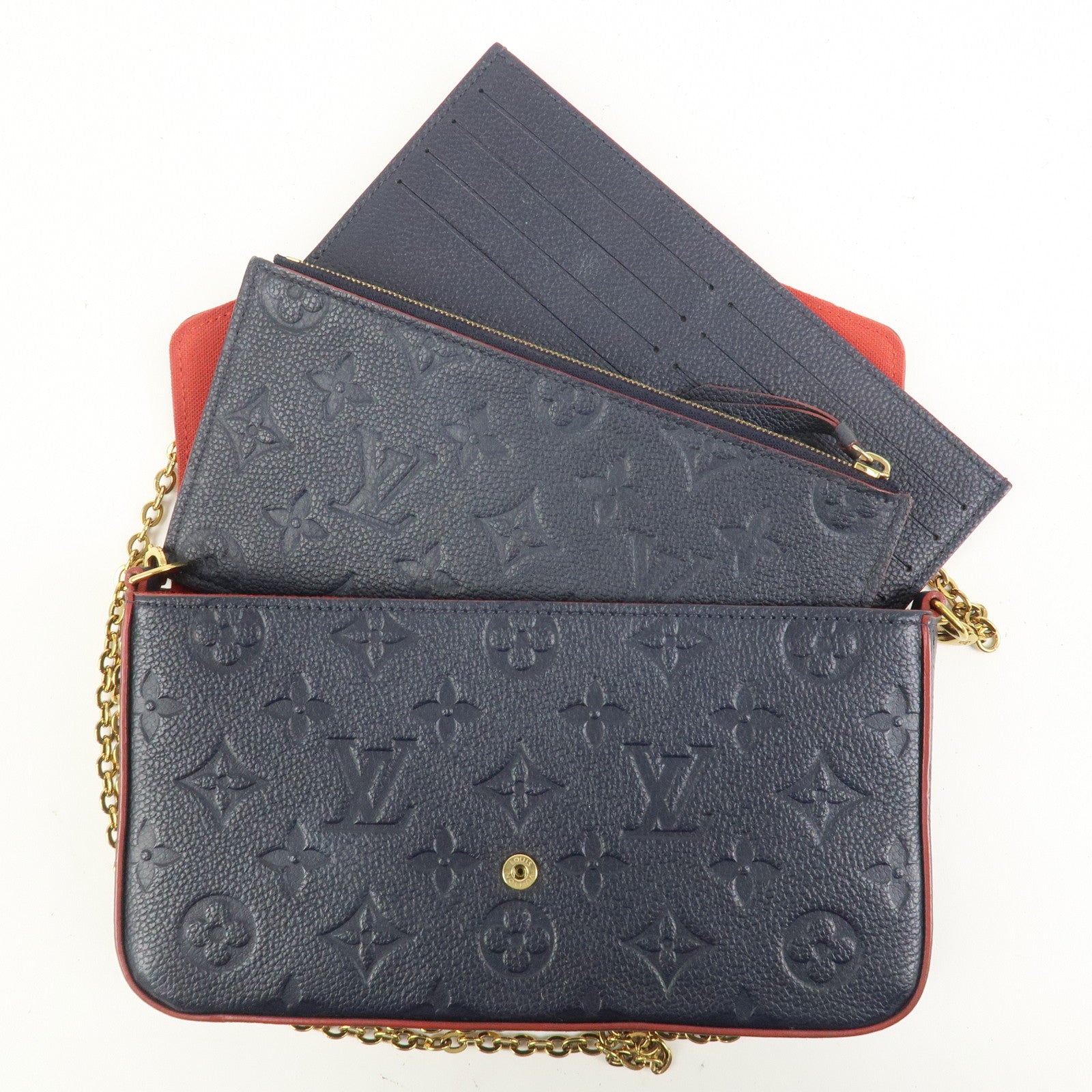 Louis Vuitton Monogram Empreinte Pochette Felicie Chain Bag M64099