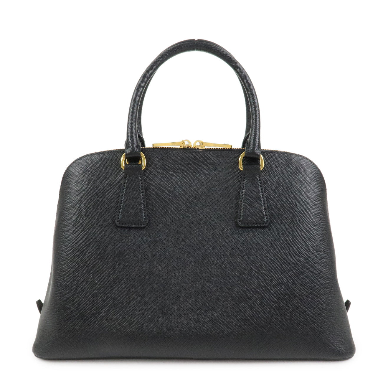 PRADA Promenade Medium Saffiano Leather 2Way Bag Black 1BA002