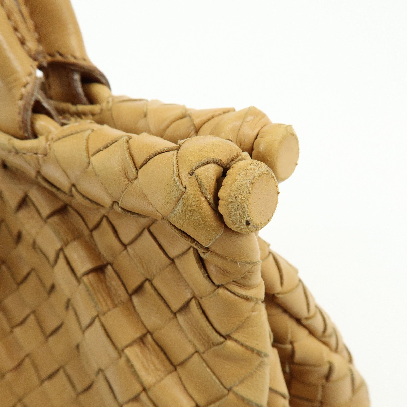 BOTTEGA VENETA Intrecciato Nappa Leather Hand Shoulder Bag Brown