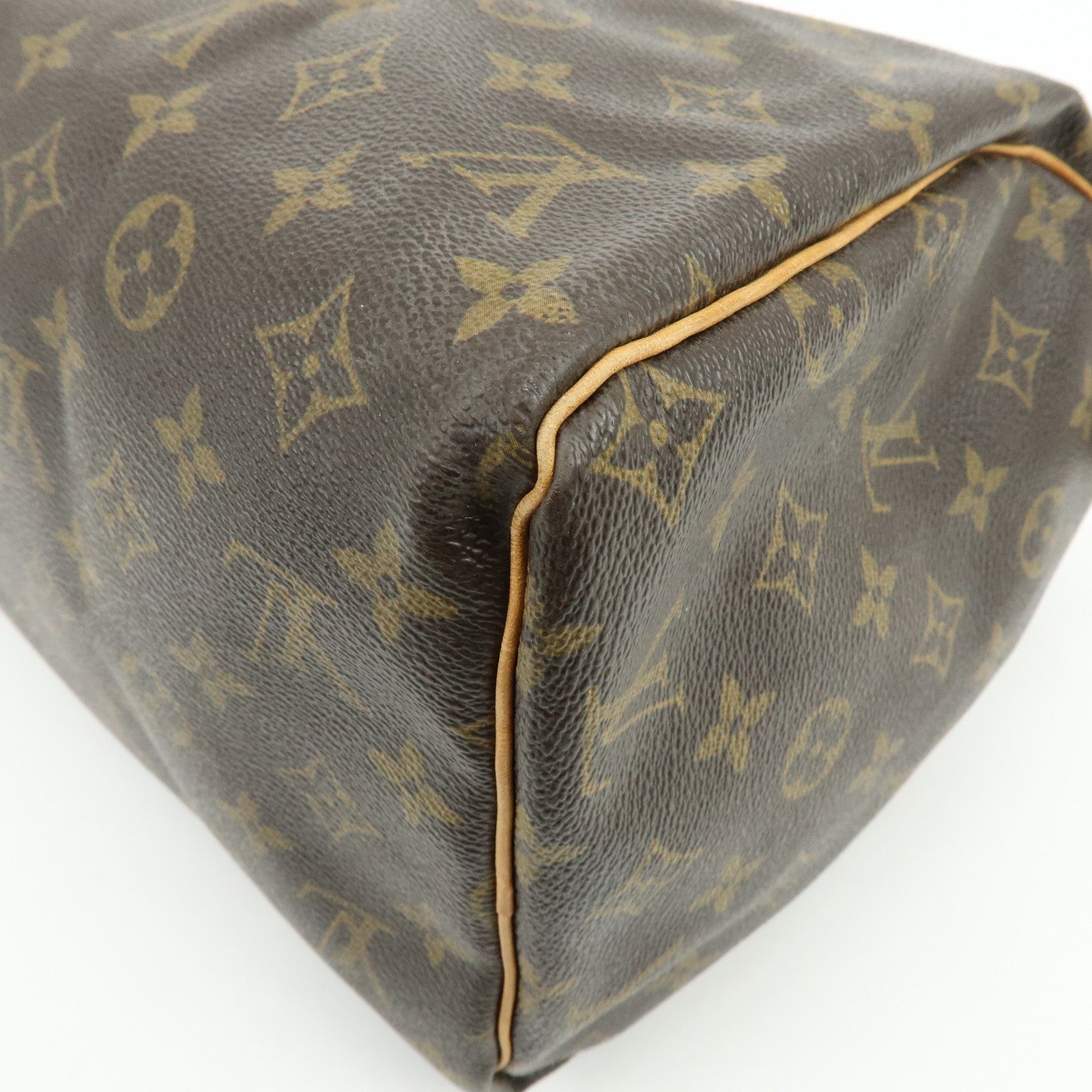 Louis Vuitton Monogram Speedy 30 Boston Bag Hand Bag Brown M41526