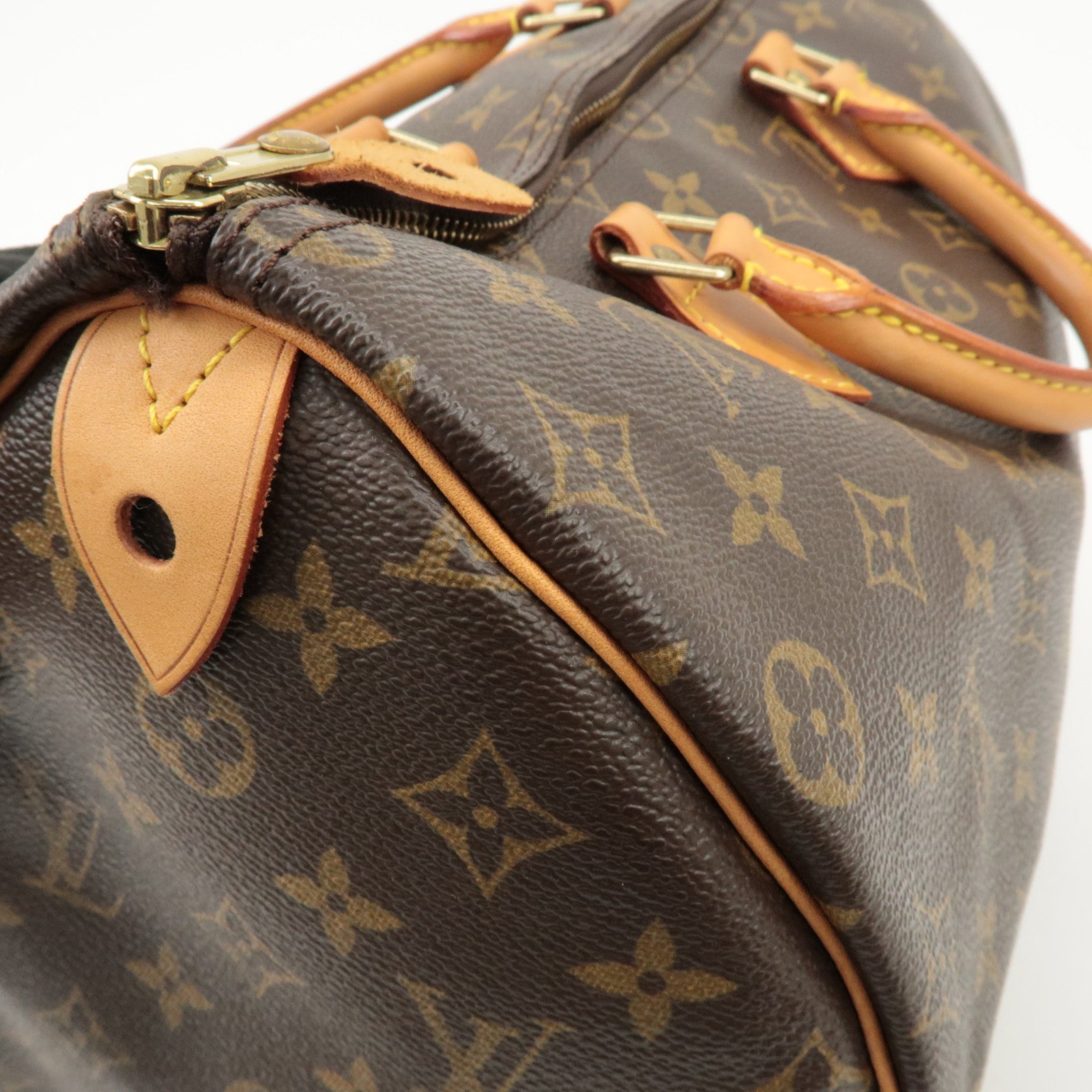 Louis Vuitton Monogram Speedy 35 Boston Bag Hand Bag M41524 Used
