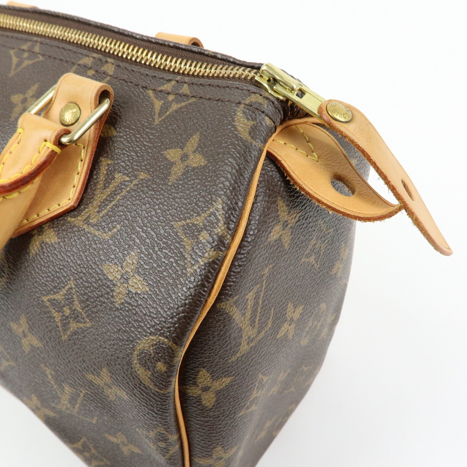 Louis Vuitton Monogram Speedy 25 Boston Bag Hand Bag Brown M41528
