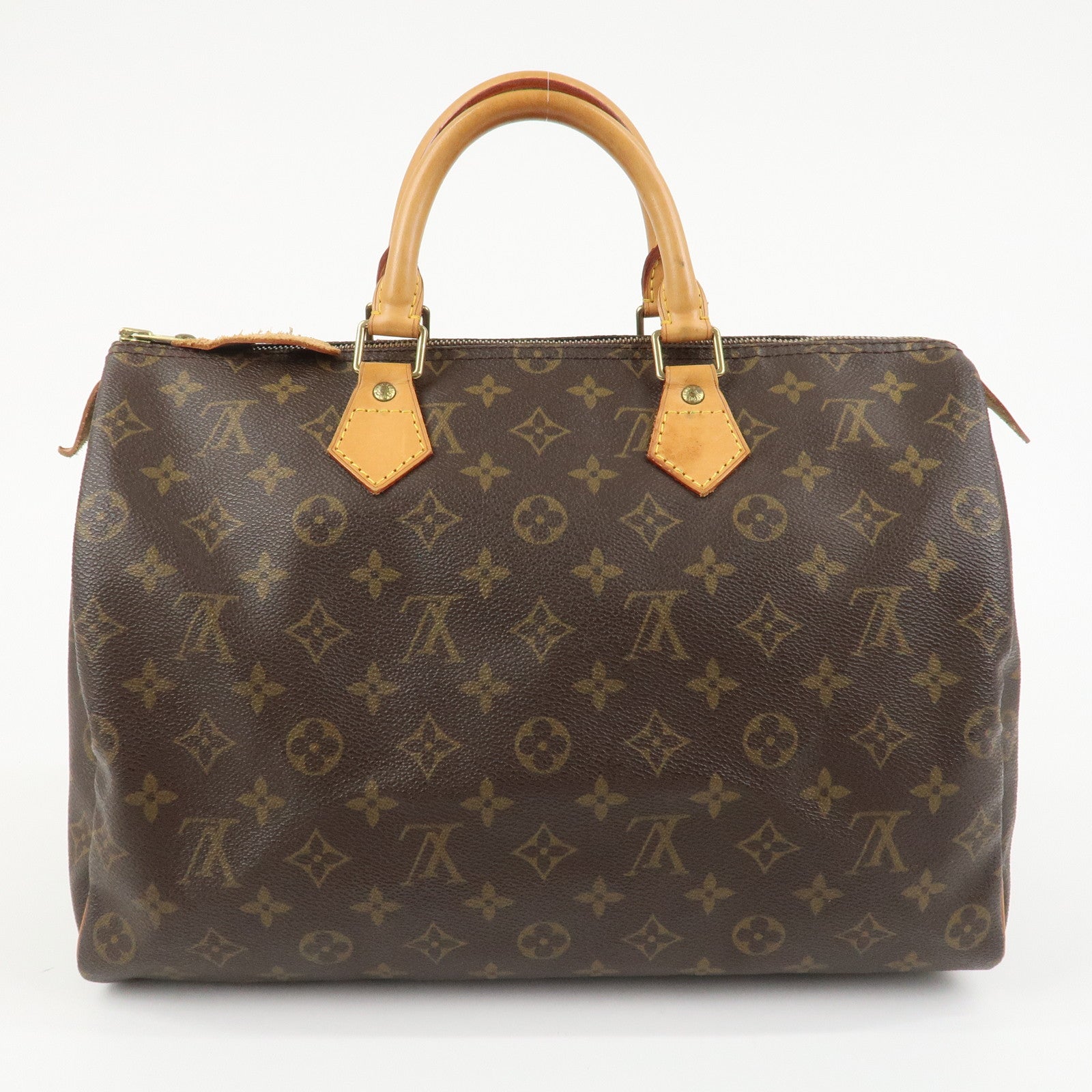 Louis Vuitton Monogram Canvas Speedy 35 Boston Bag Hand Bag M41524