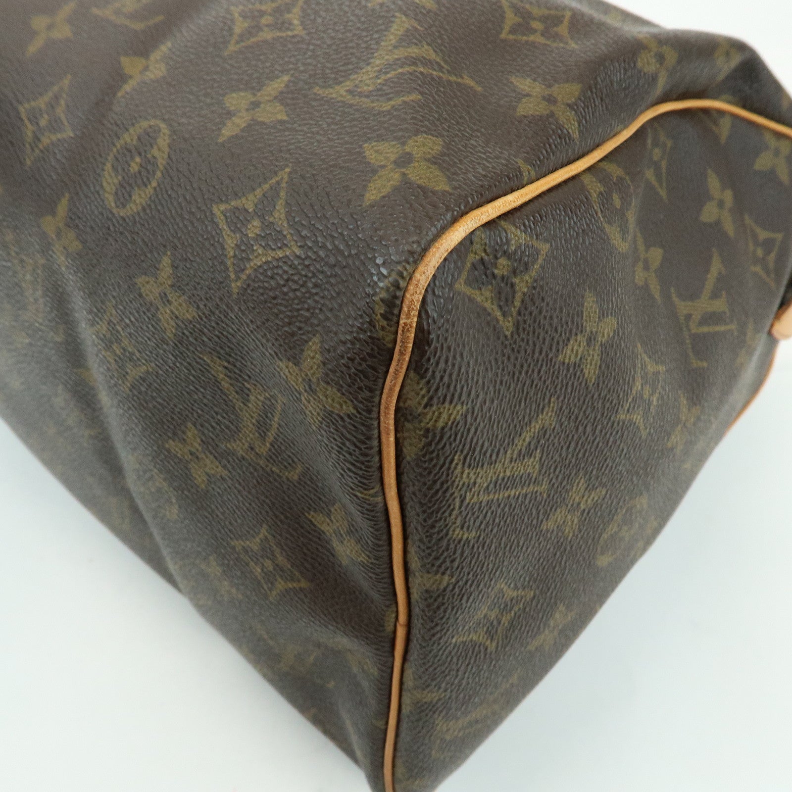 Louis Vuitton Monogram Speedy 30 Boston Bag Hand Bag Brown M41526