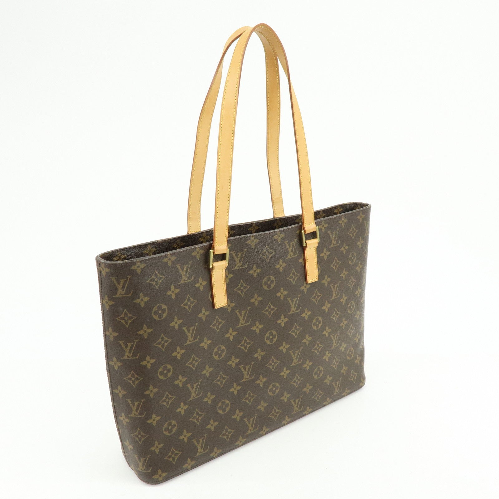 Louis Vuitton Monogram Luco Tote Bag Shoulder Bag Brown M51155