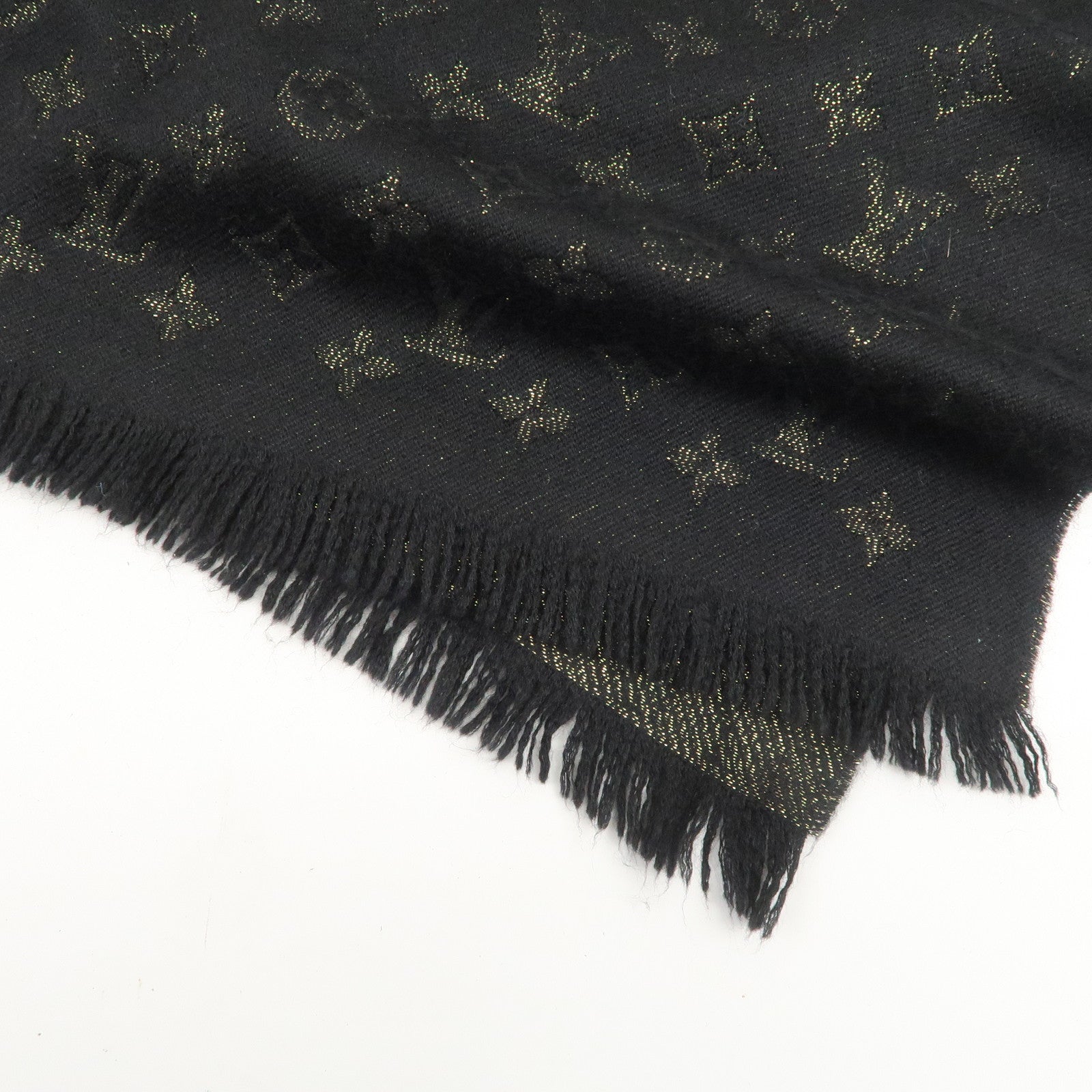 Louis Vuitton Monogram Etol Timeless Cashmere Rayon Scarf  M70680