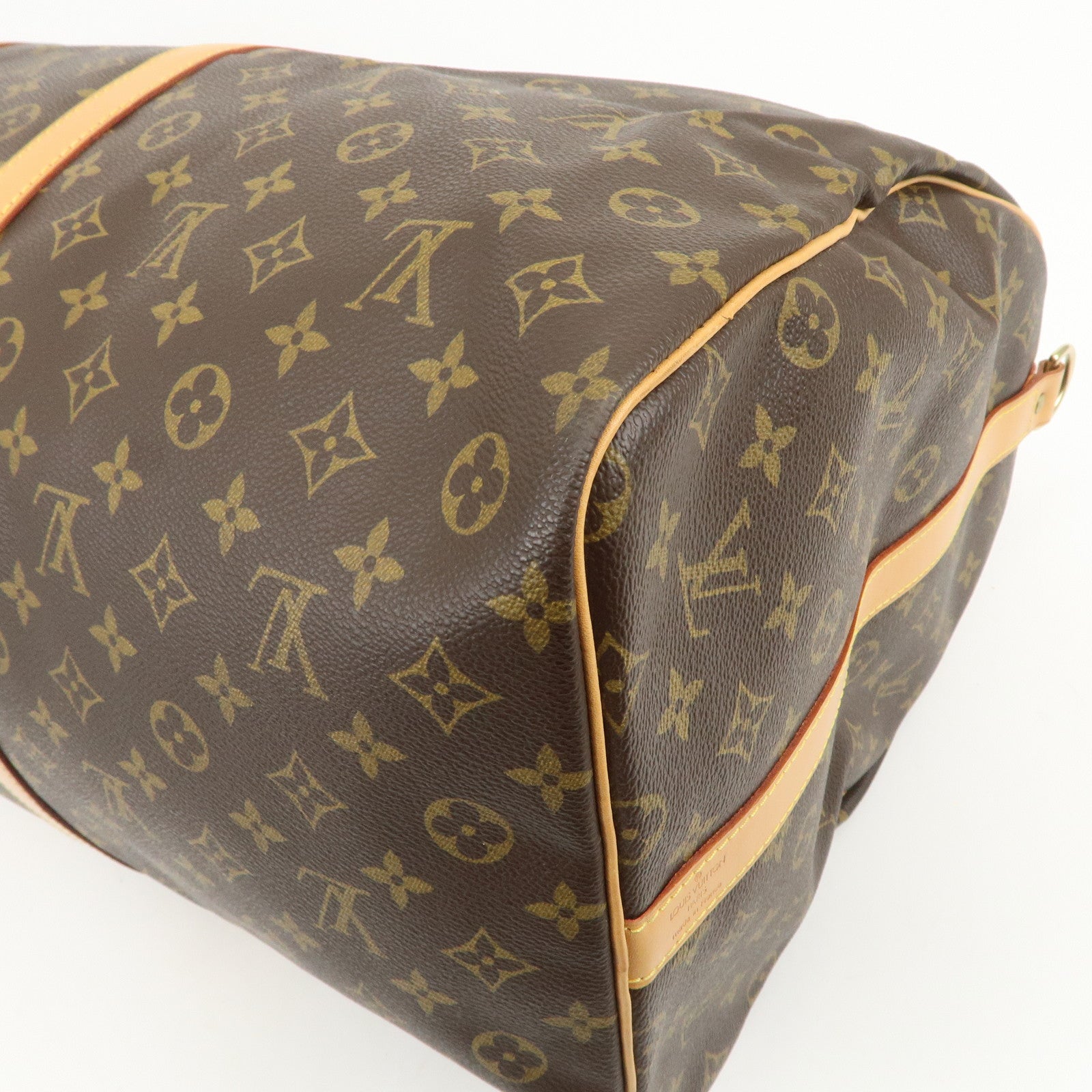 Louis Vuitton Monogram Keep All Bandouliere 60 Boston Bag M41412