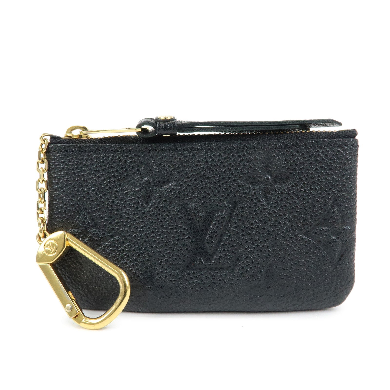 Louis Vuitton Monogram Empreinte Pochette Cles Key Case Noir M80879