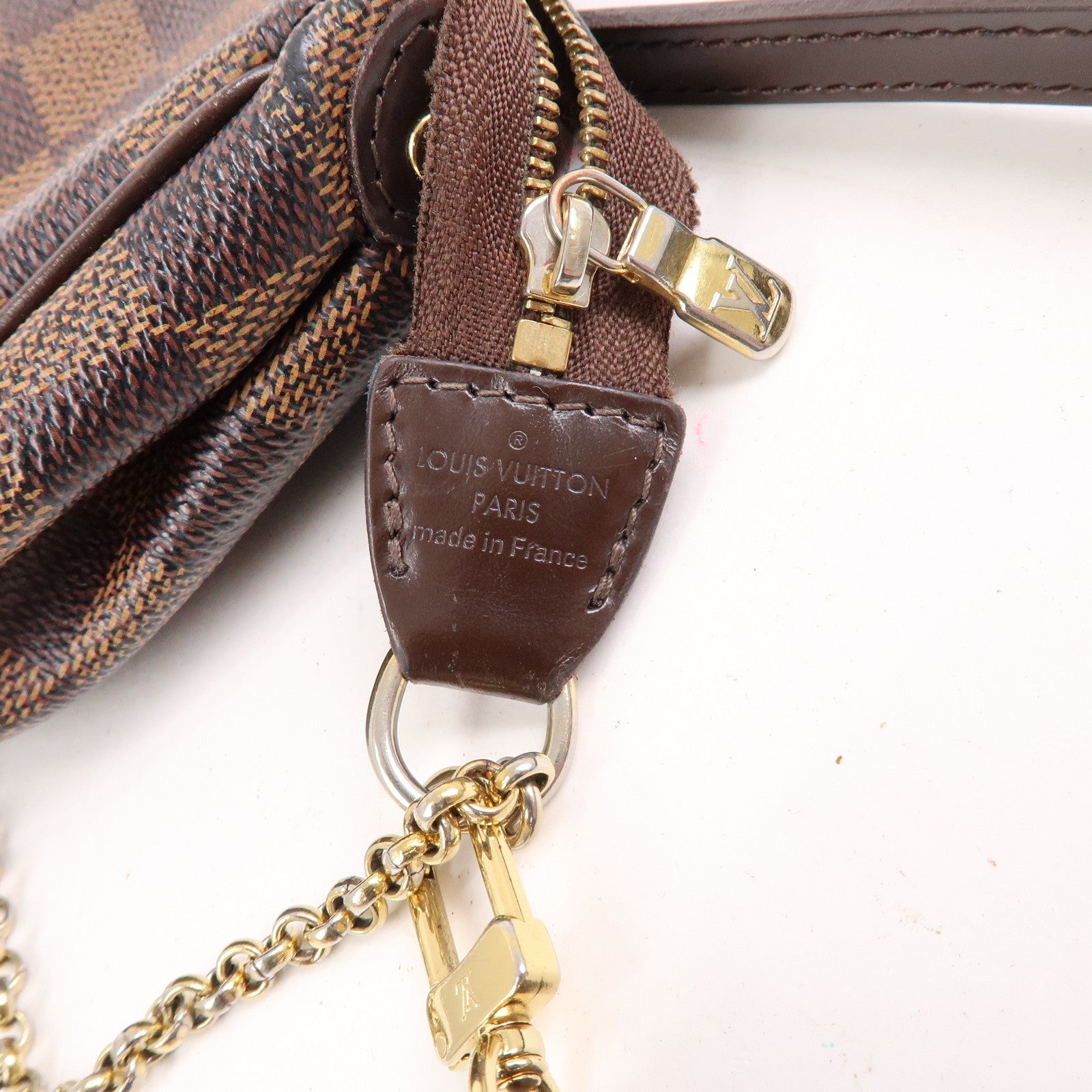 Louis Vuitton Damier Eva 2Way Hand Shoulder Bag Damier Ebene N55213