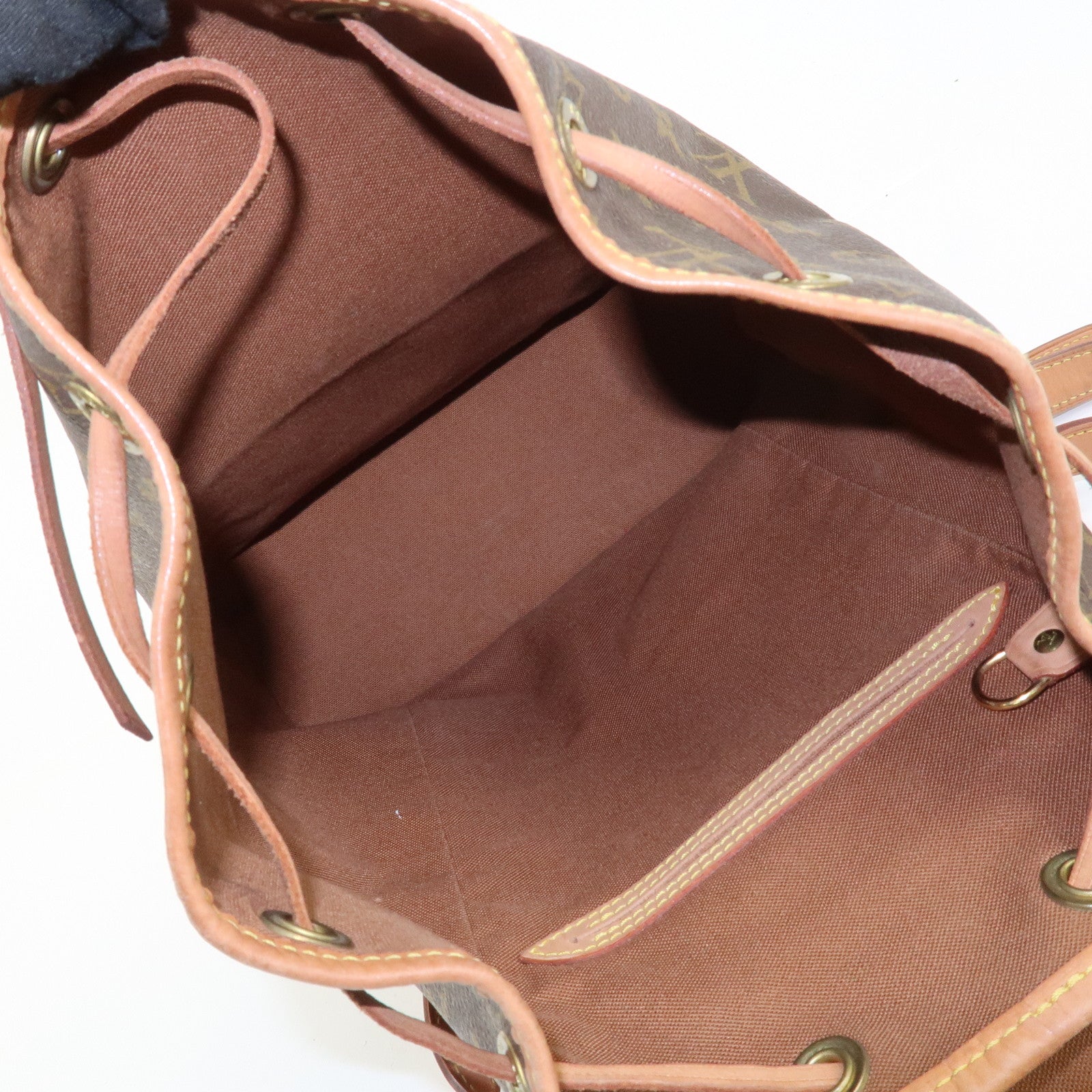 Louis Vuitton Monogram Canvas Montsouris MM Backpack Brown M51136