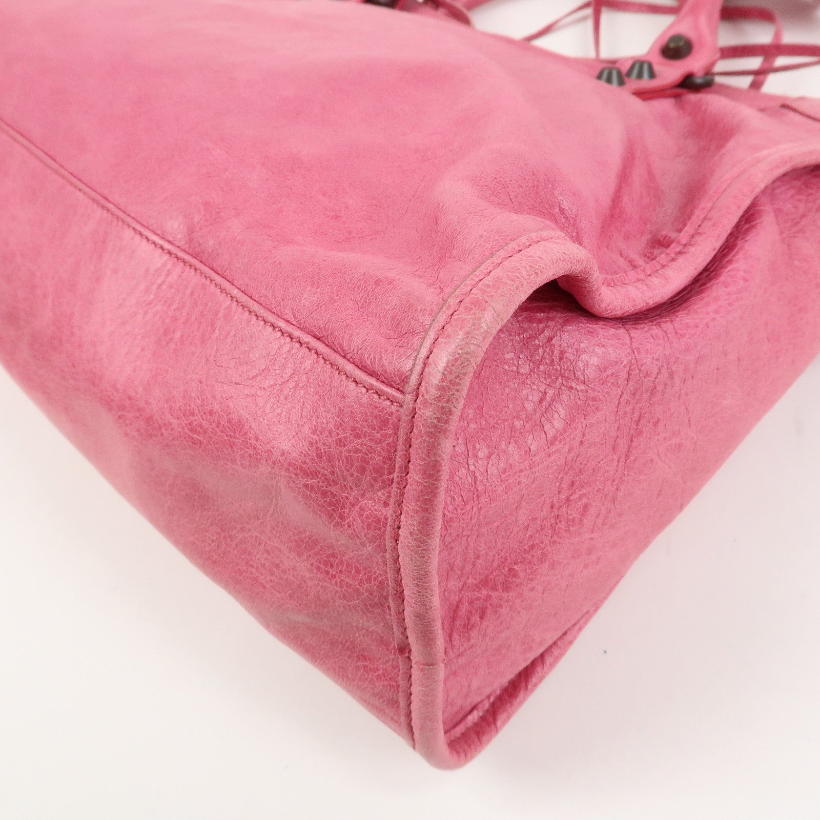 BALENCIAGA The City Leather 2Way Bag Hand Bag Shoulder Bag 115748