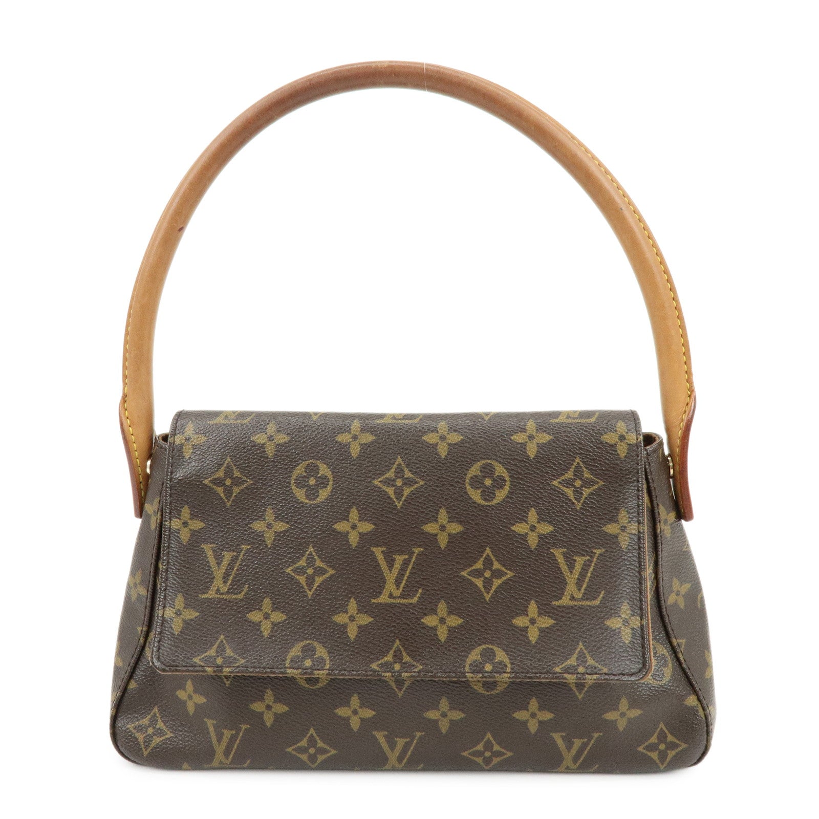 Louis Vuitton Monogram Mini Looping Shoulder Bag Brown M51147