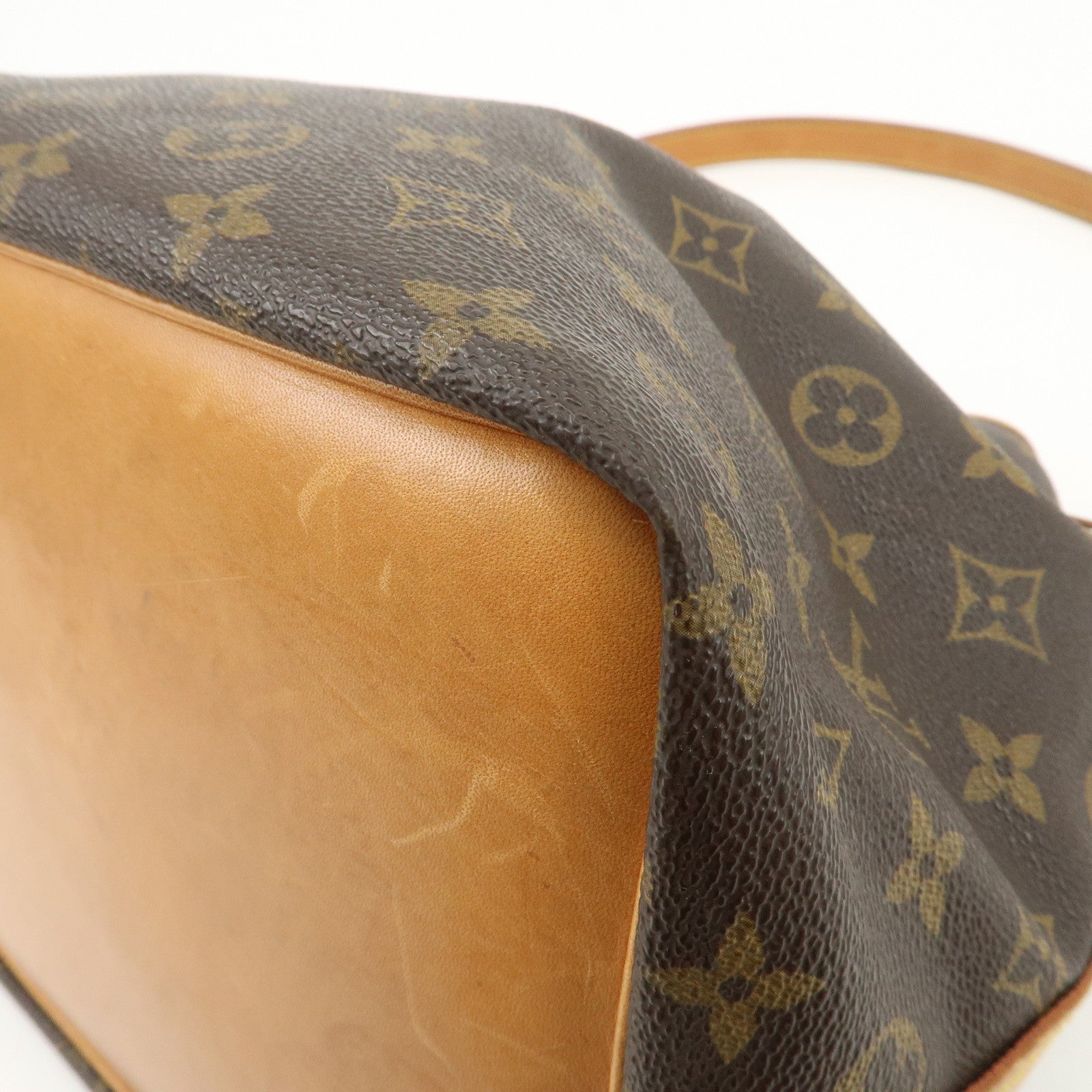 Louis Vuitton Monogram Canvas Petit Noe Shoulder Bag Brown M42226